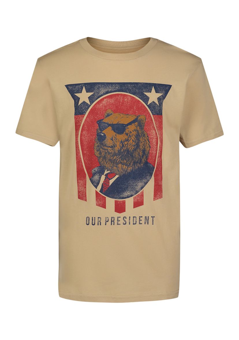 Boys 8-20 President Short Sleeve T-Shirt