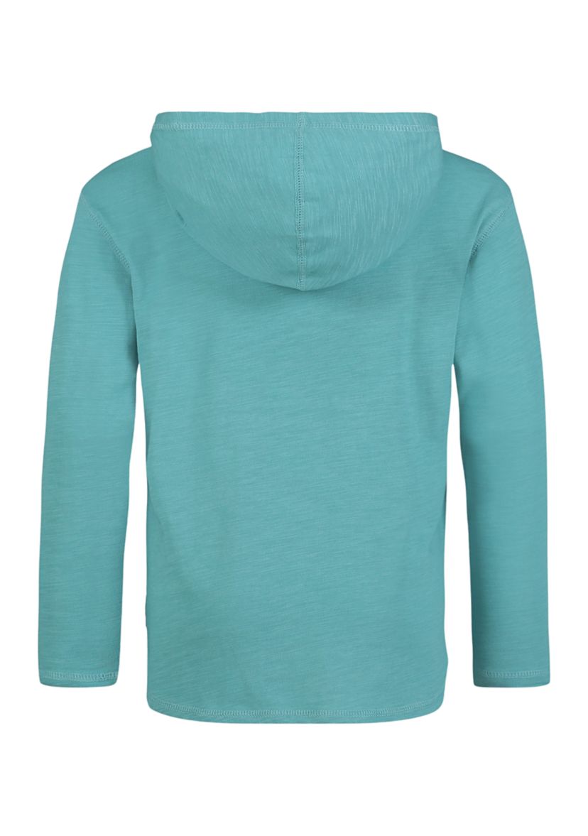 Boys 8-20 Button Up Hooded T-Shirt