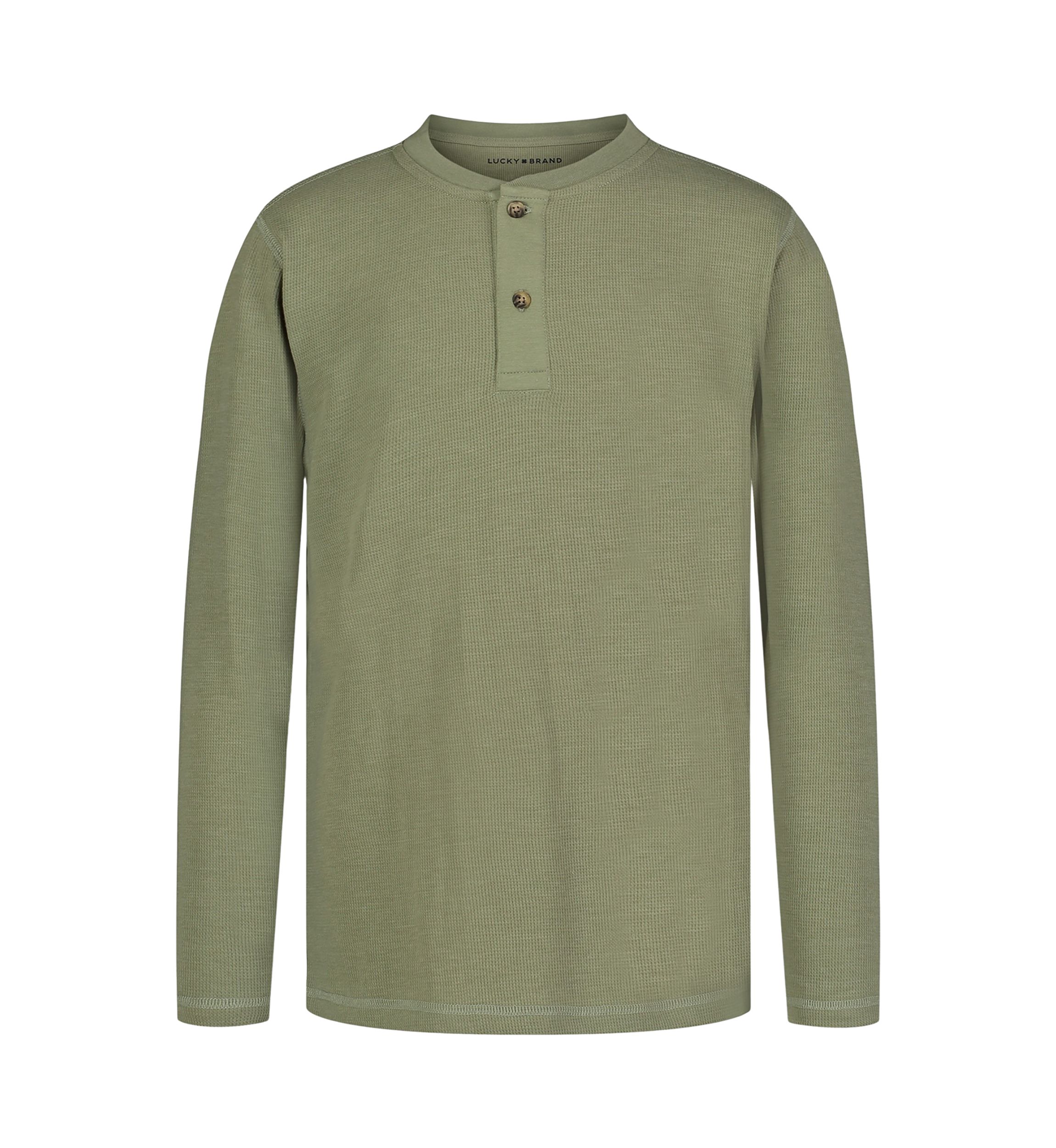 Boys 8-20 Textured Henley T-Shirt