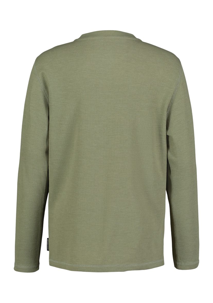 Boys 8-20 Textured Henley T-Shirt