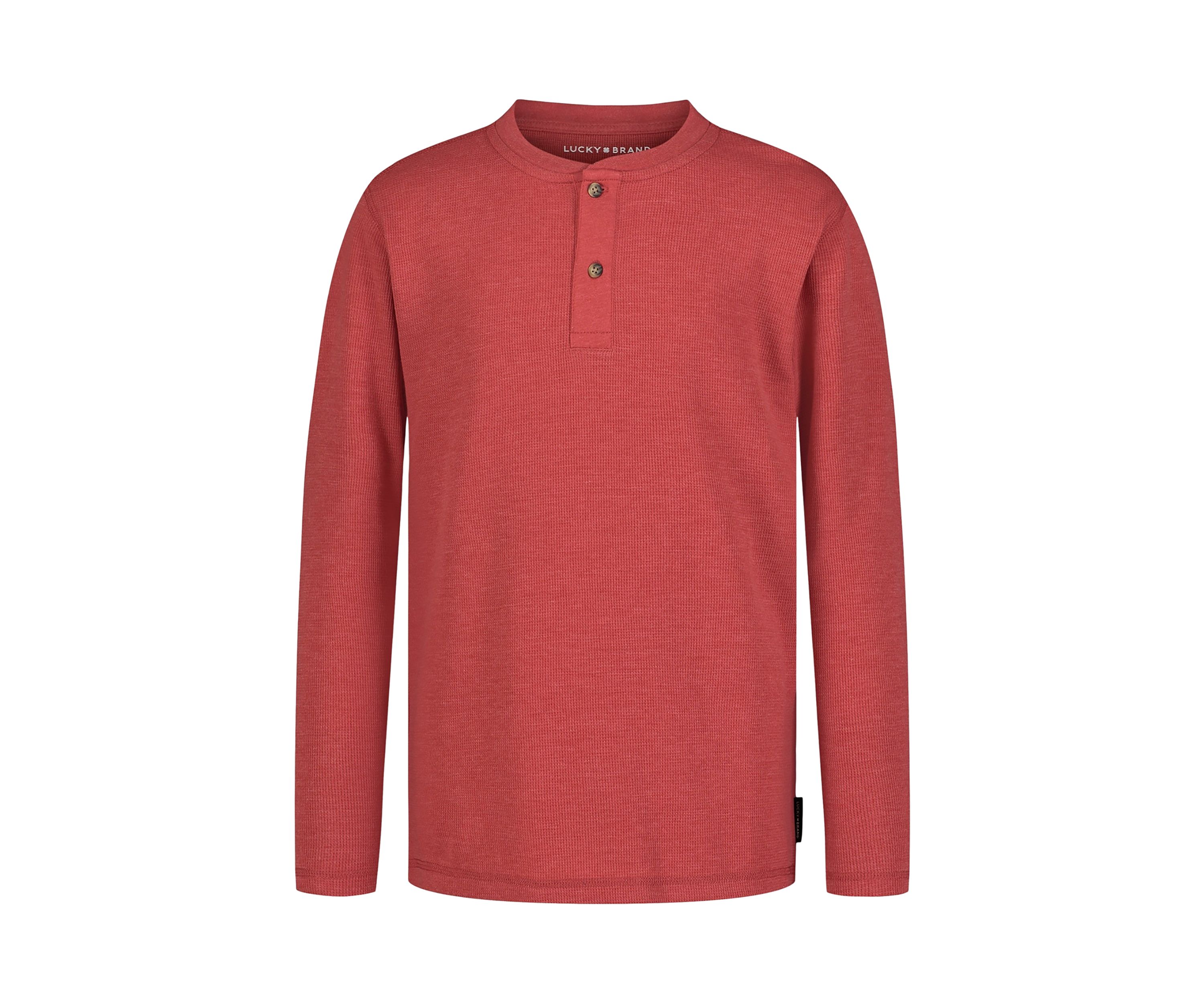 Boys 8-20 Textured Henley T-Shirt