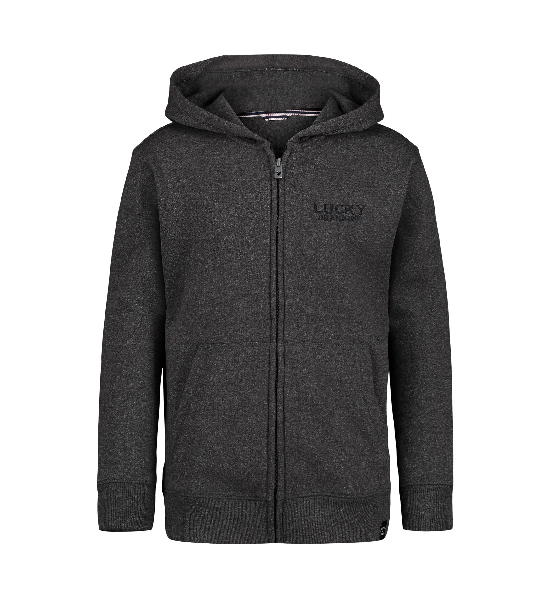 Boys 8-20 Vintage Zip Front Hoodie