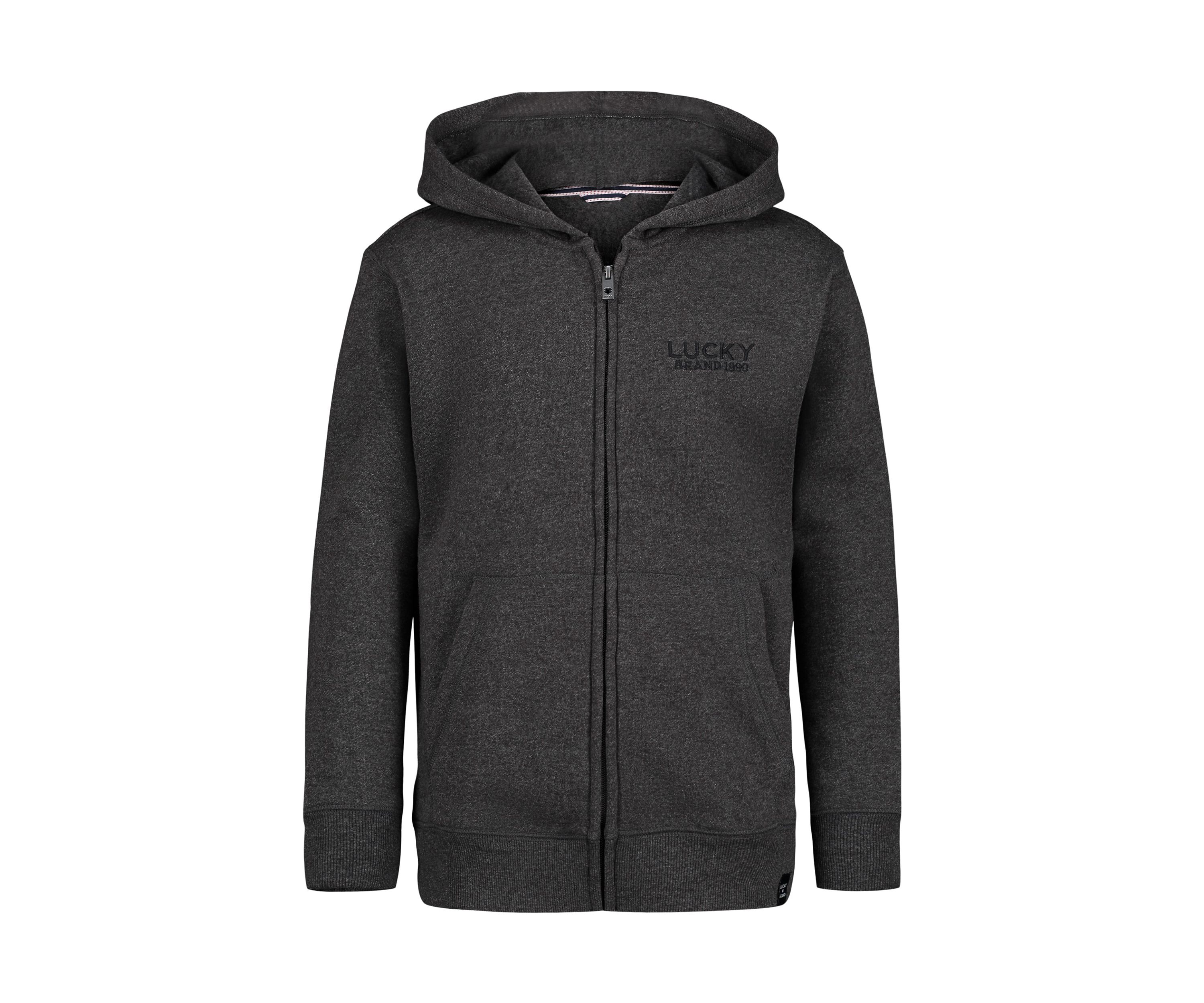 Boys 8-20 Vintage Zip Front Hoodie