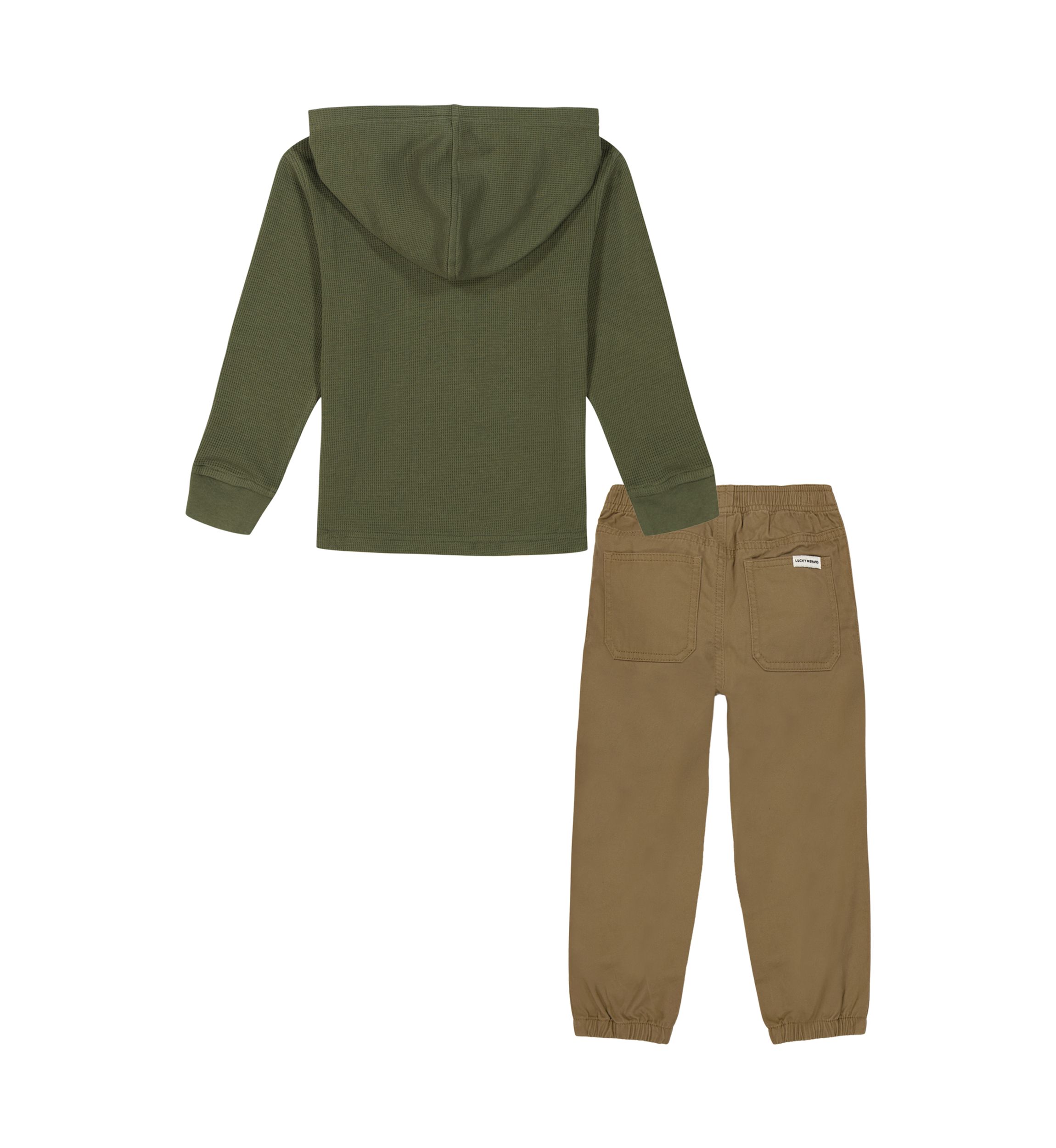 Boys 4-7 Hooded Thermal T-Shirt with Joggers