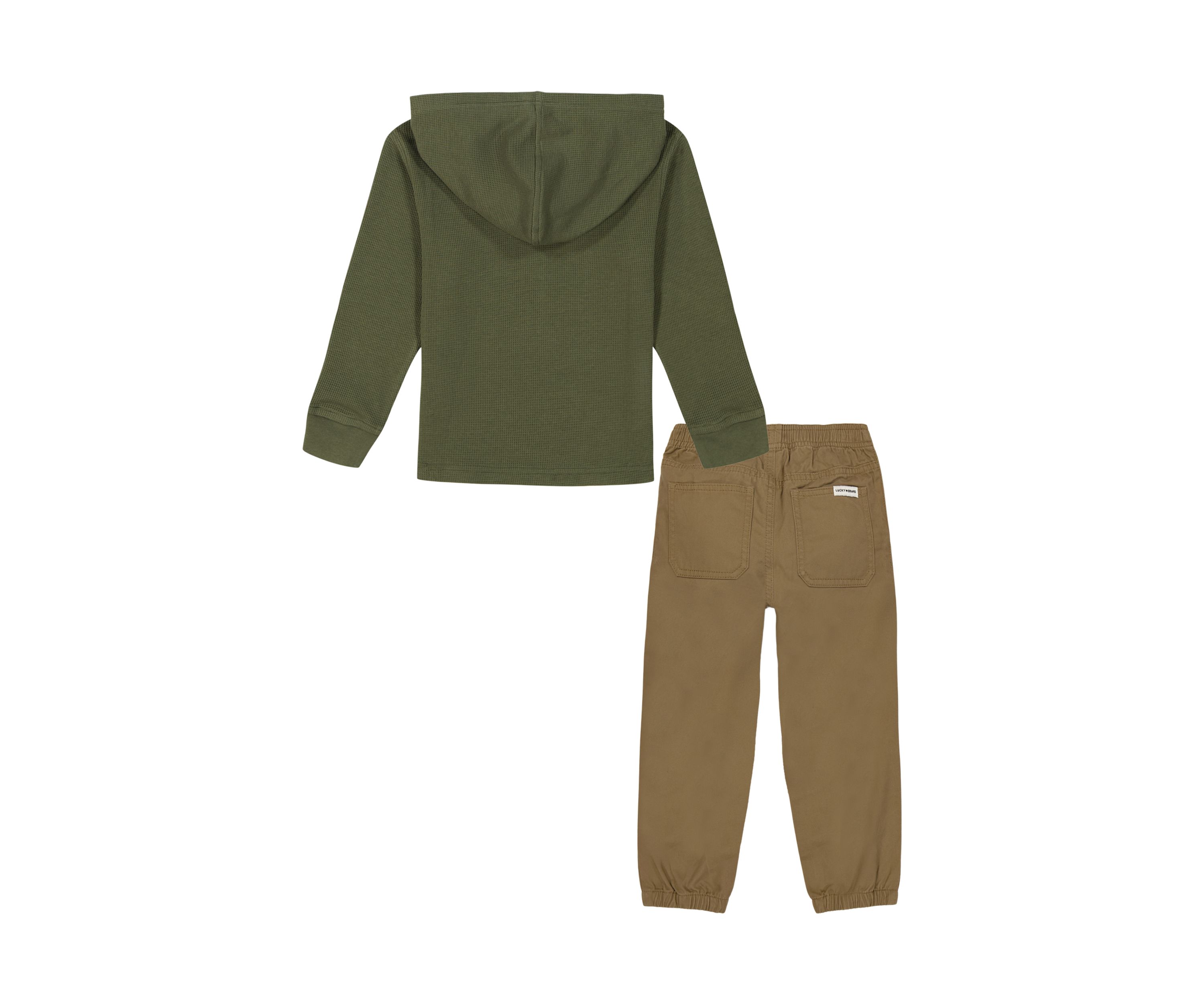 Boys 4-7 Hooded Thermal T-Shirt with Joggers