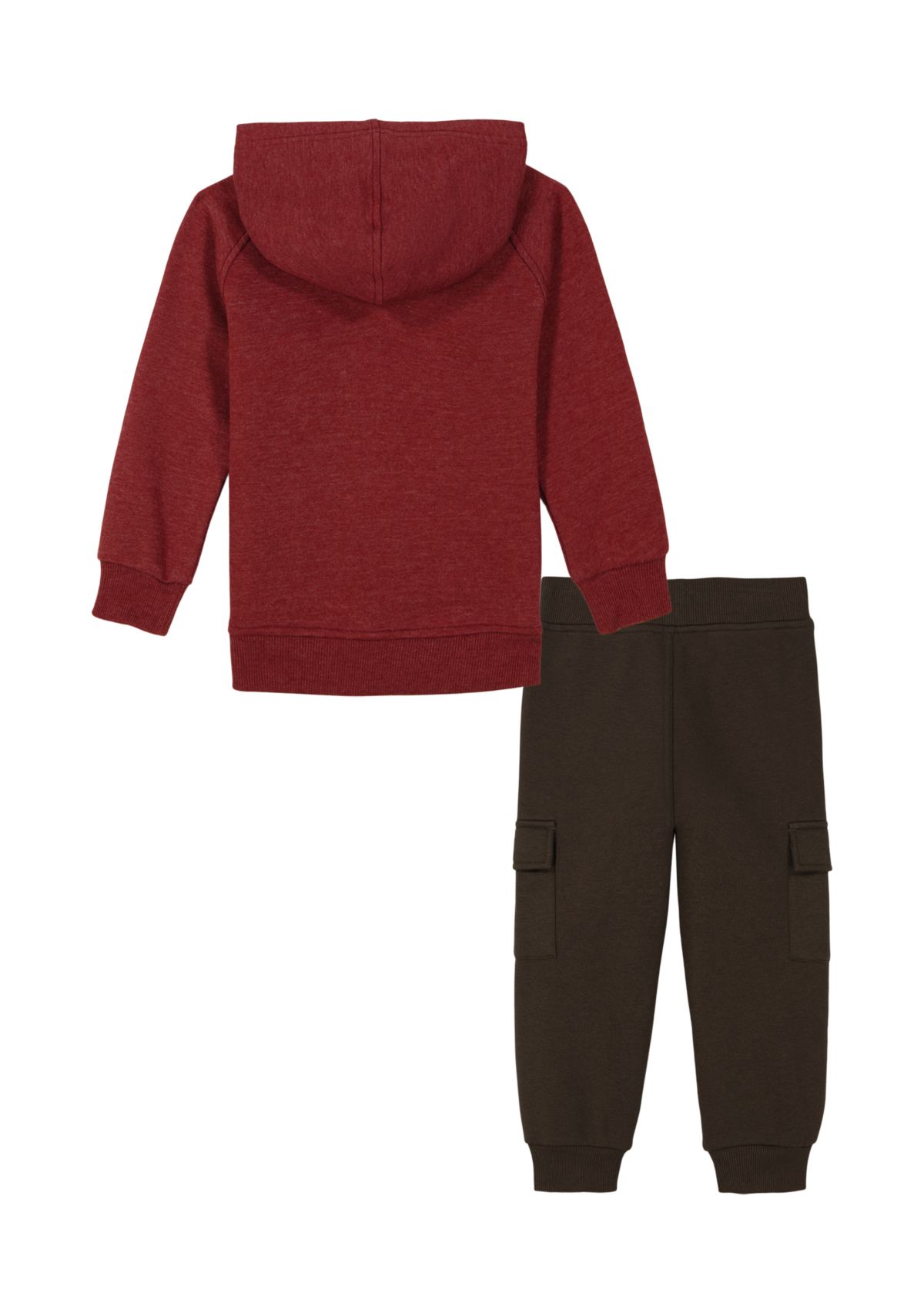 Boys 4-7 Fleece Hoodie and Cargo Jogger Pants Set