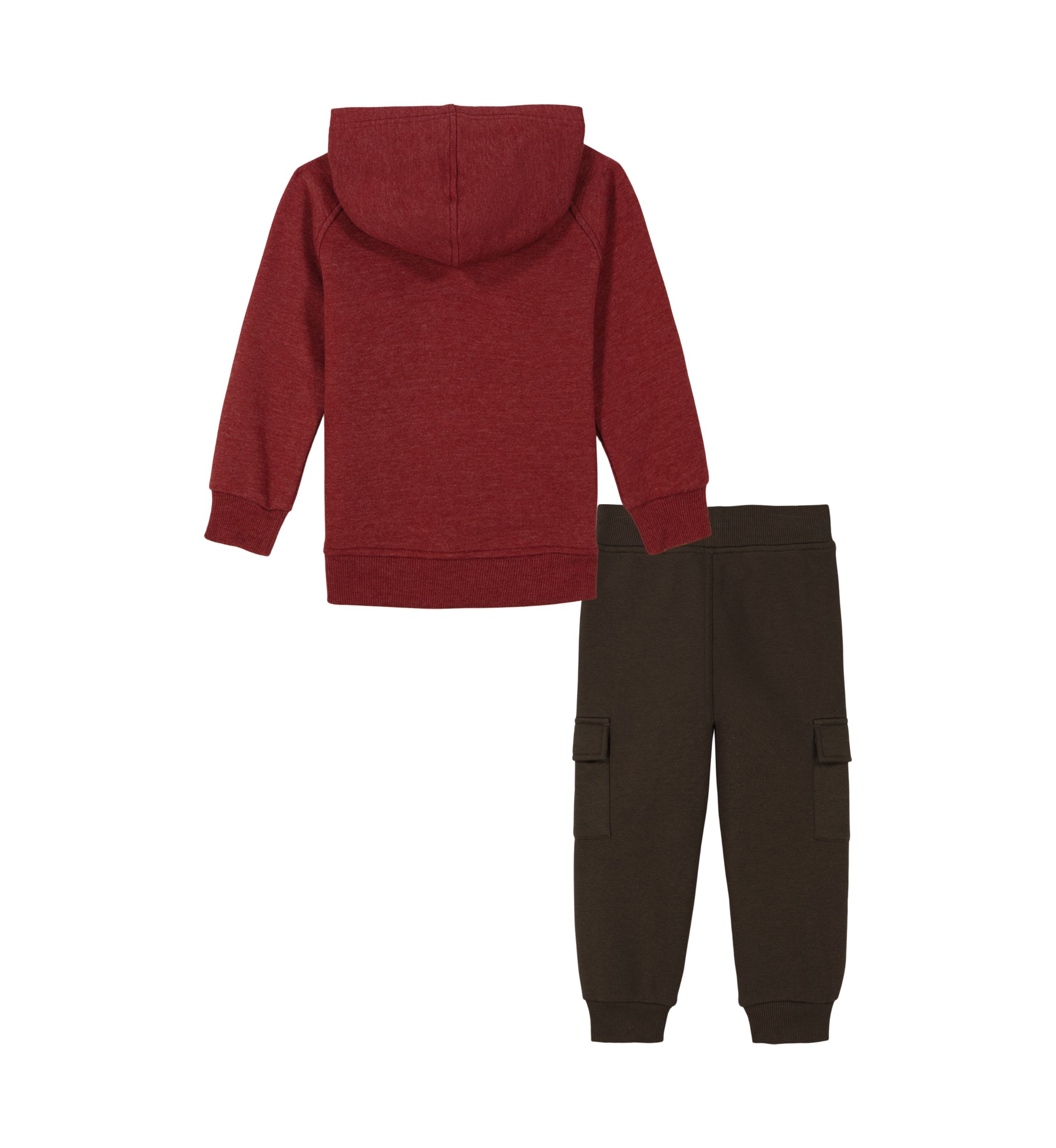 Boys 4-7 Fleece Hoodie and Cargo Jogger Pants Set