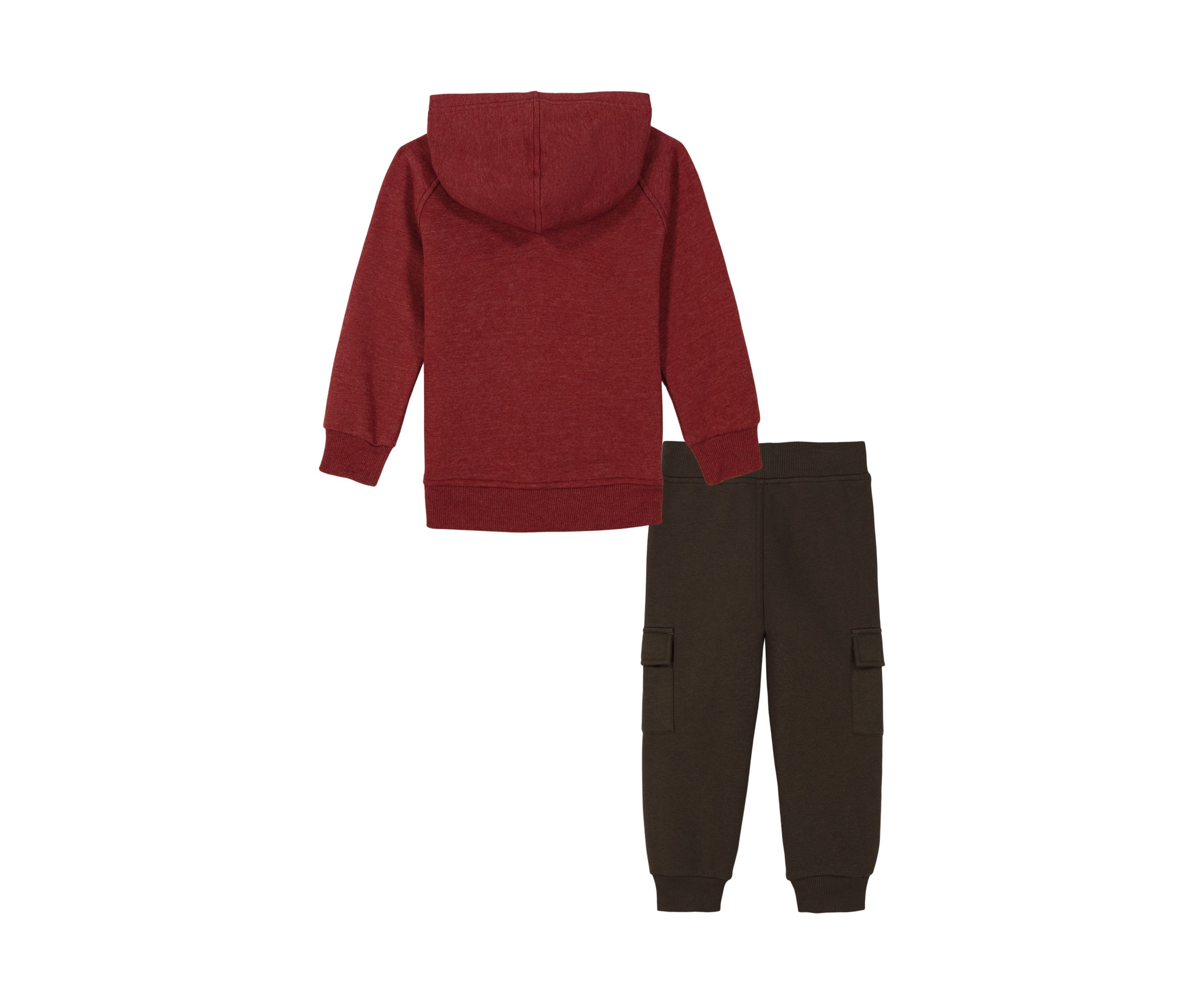 Boys 4-7 Fleece Hoodie and Cargo Jogger Pants Set