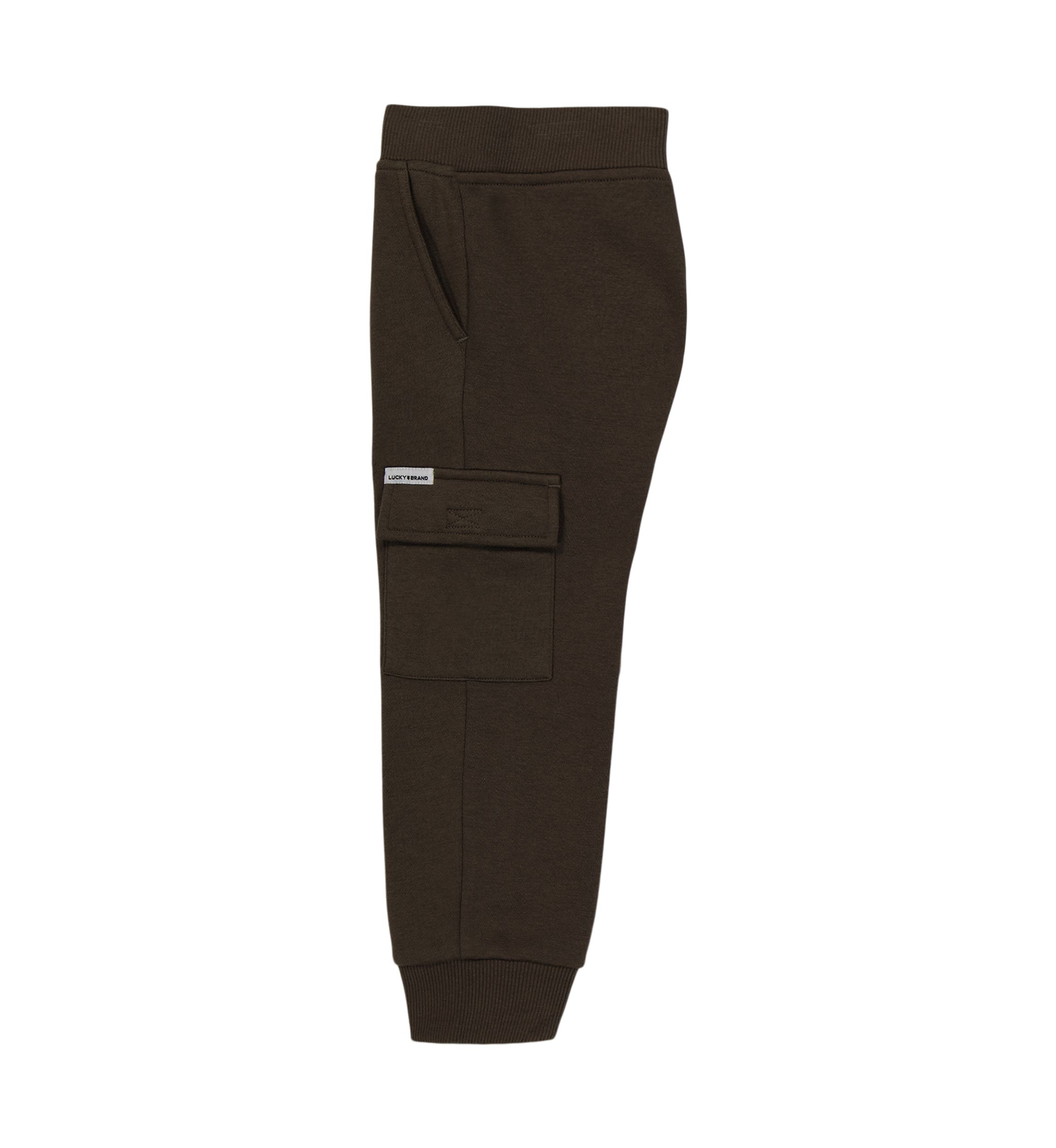 Boys 4-7 Fleece Hoodie and Cargo Jogger Pants Set