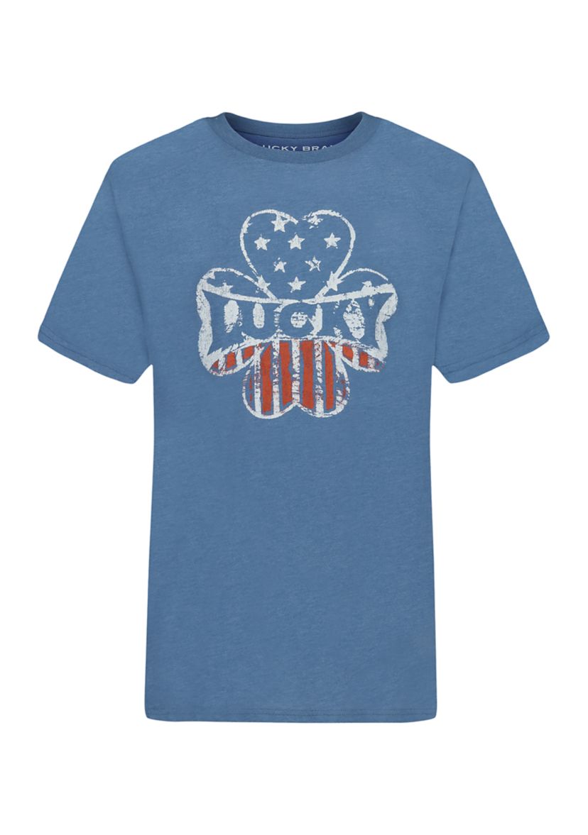 Boys 8-20 Clover Graphic T-Shirt