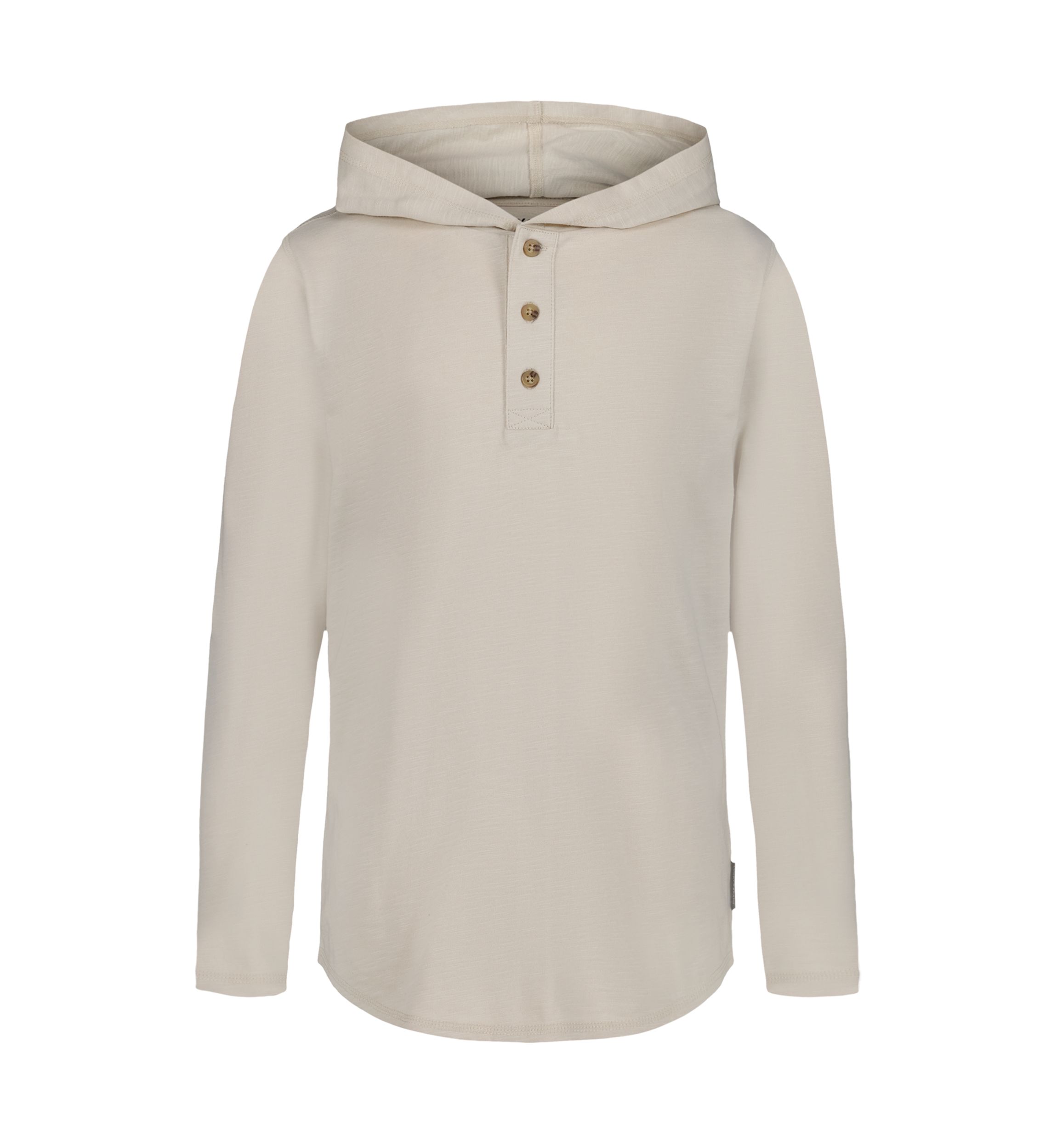 Boys 8-20 Slub Hooded Henley Shirt 