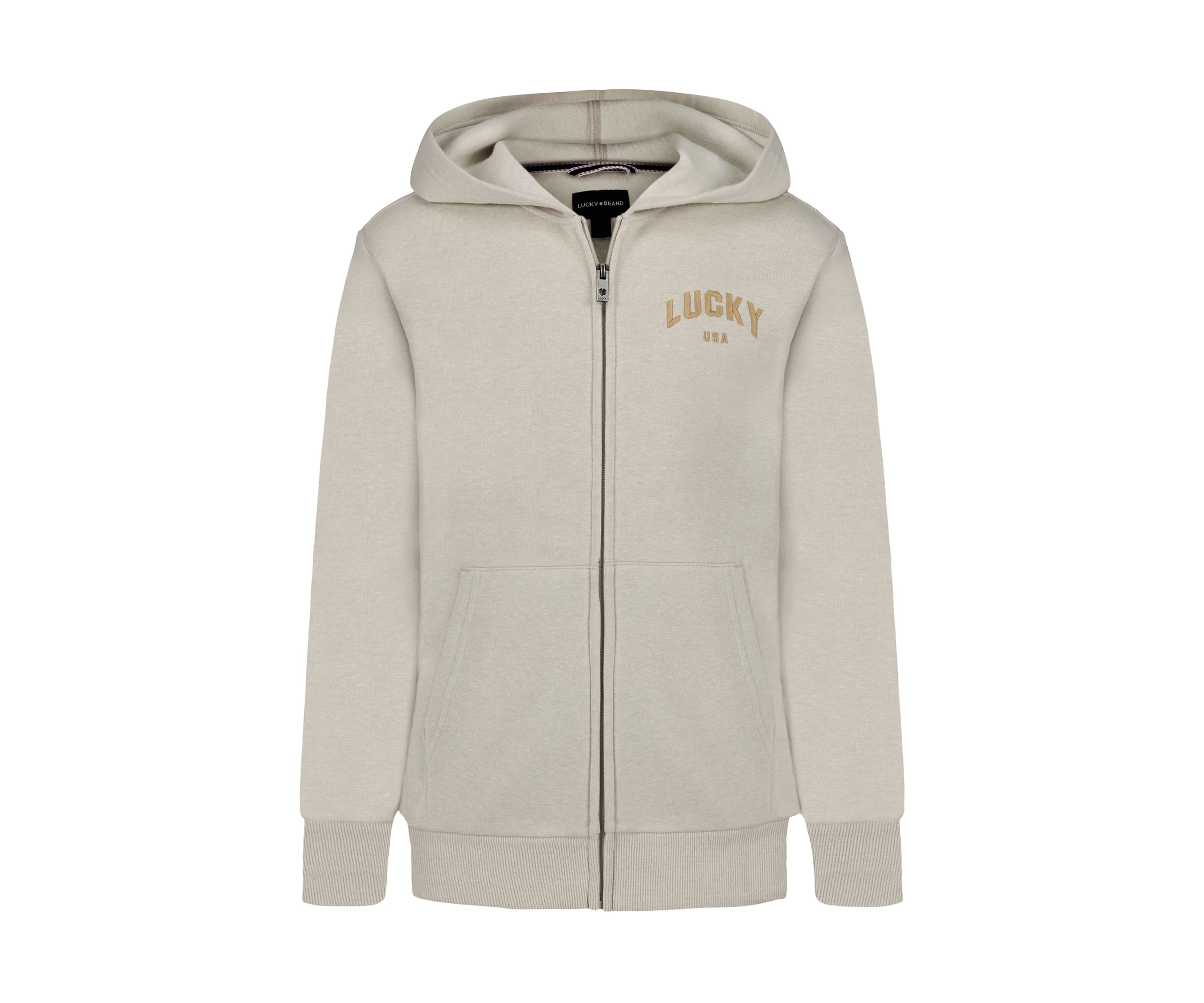 Boys 8-20 Vintage Zip Front Hoodie