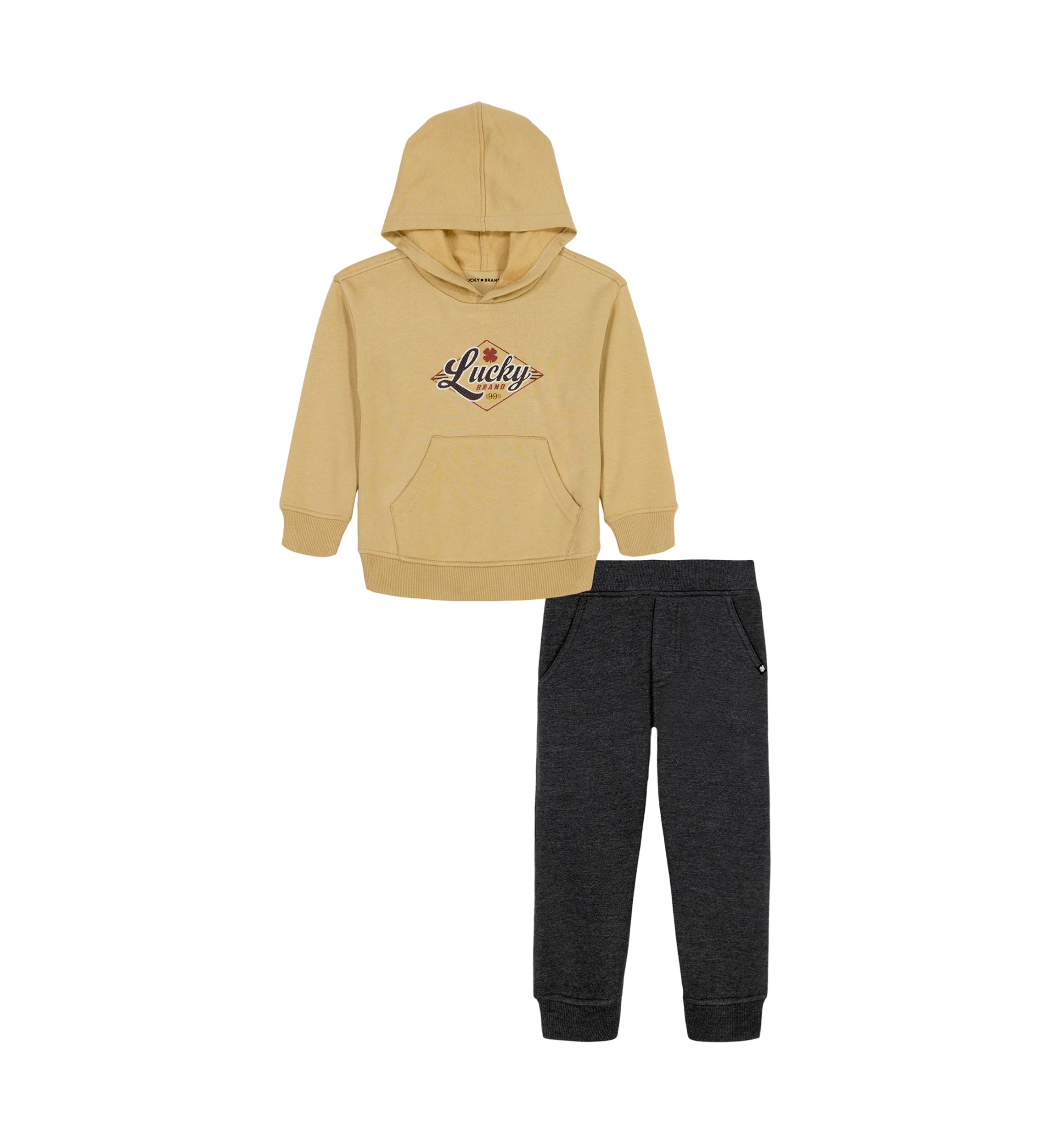 Boys 4-7 Fleece Hoodie and Jogger Set 