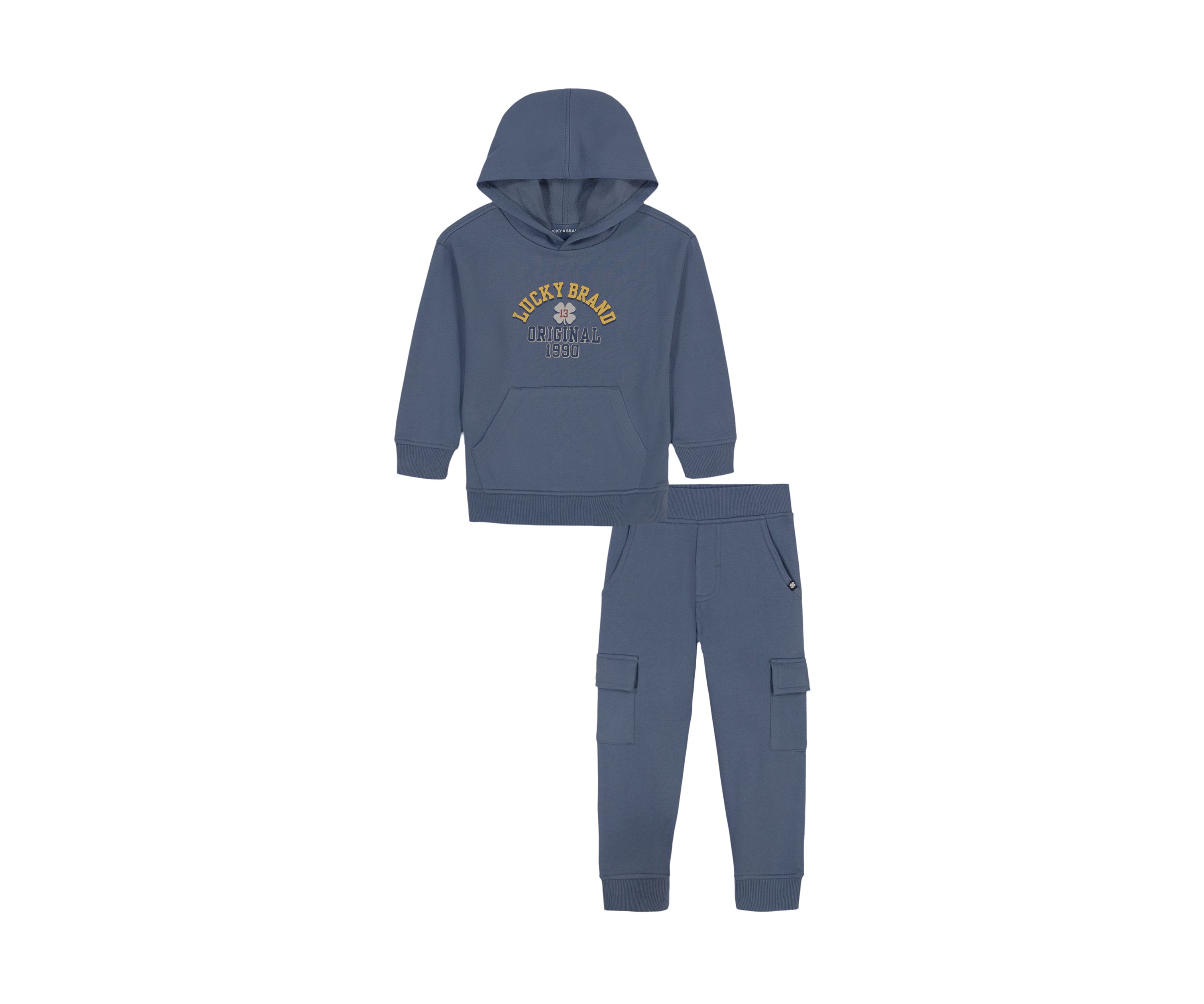 Boys 4-7 Fleece Hoodie and Cargo Jogger Set 