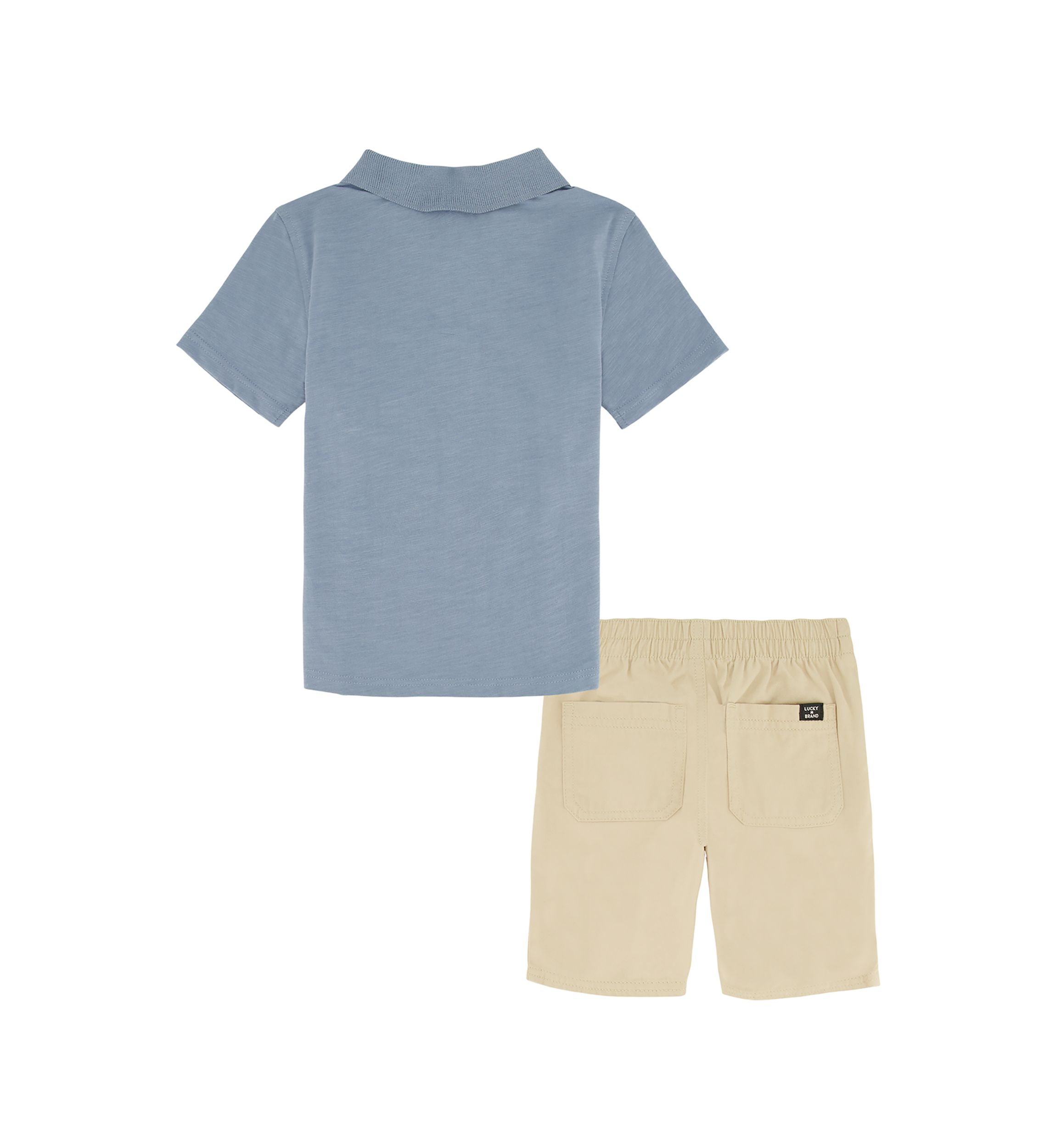 	  Boys 4-7 2-Piece Polo Set 