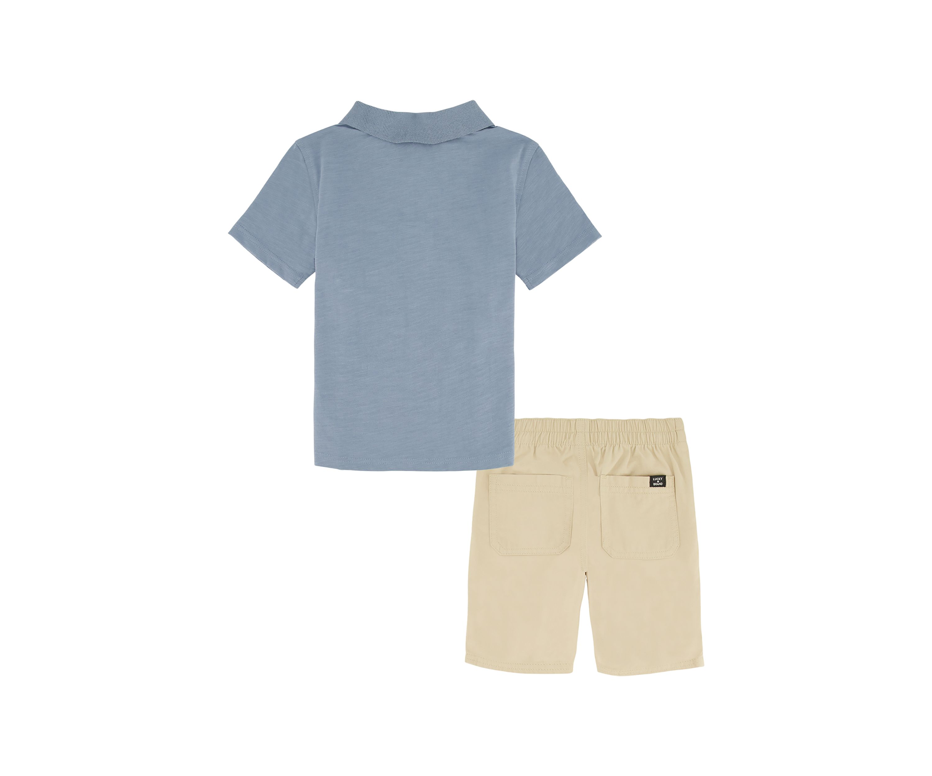 	  Boys 4-7 2-Piece Polo Set 