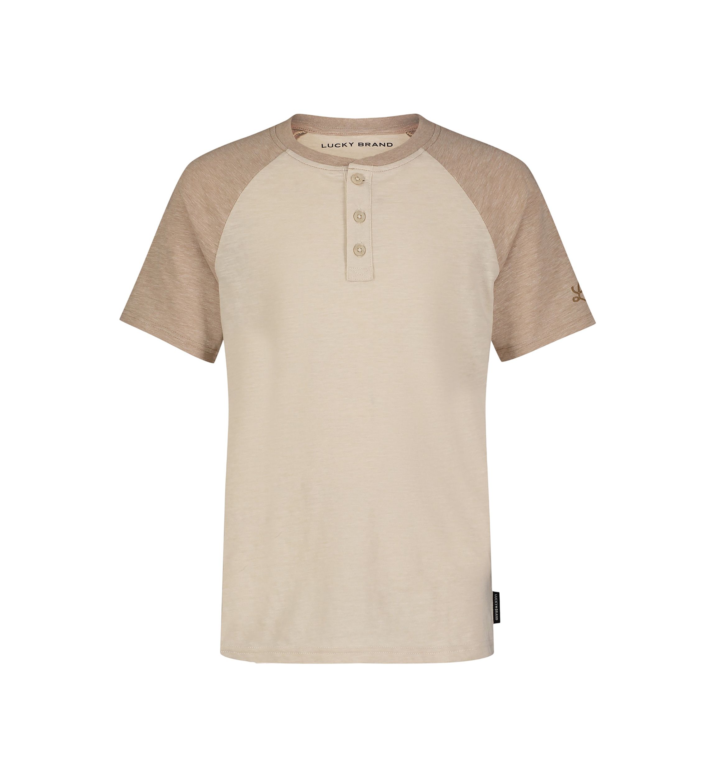 Boys 8-20 Raglan Henley T-Shirt