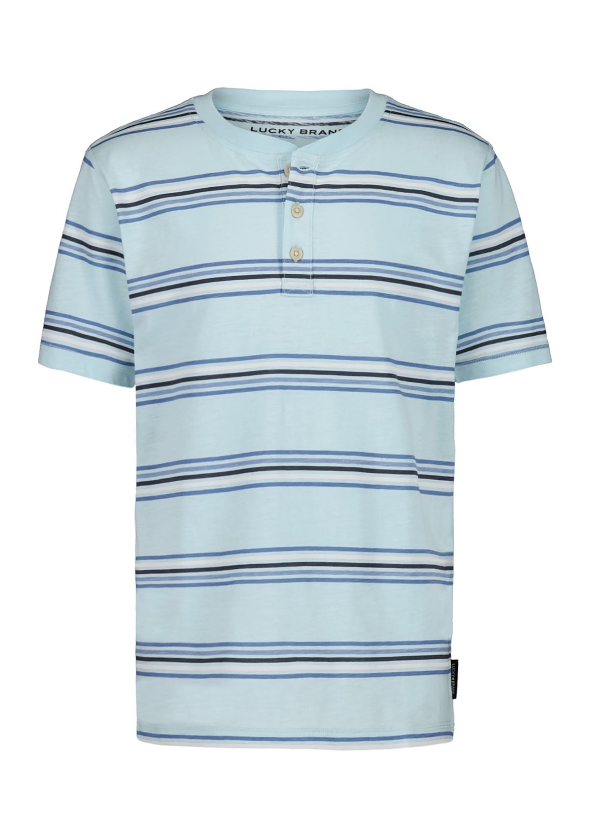  Boys 8-20 Stripe Henley T-Shirt