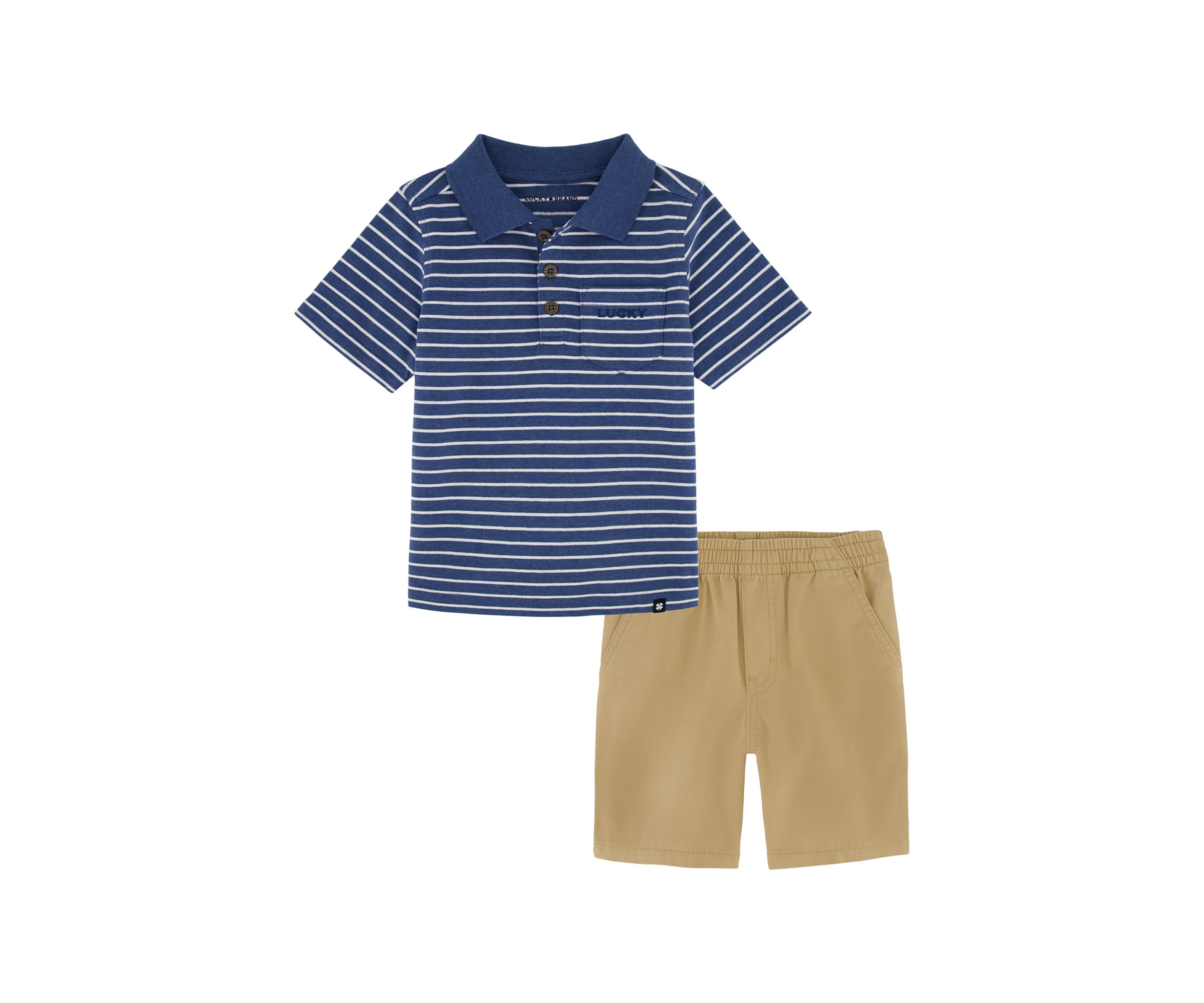 Boys 4-7 Polo Shirt and Shorts Set