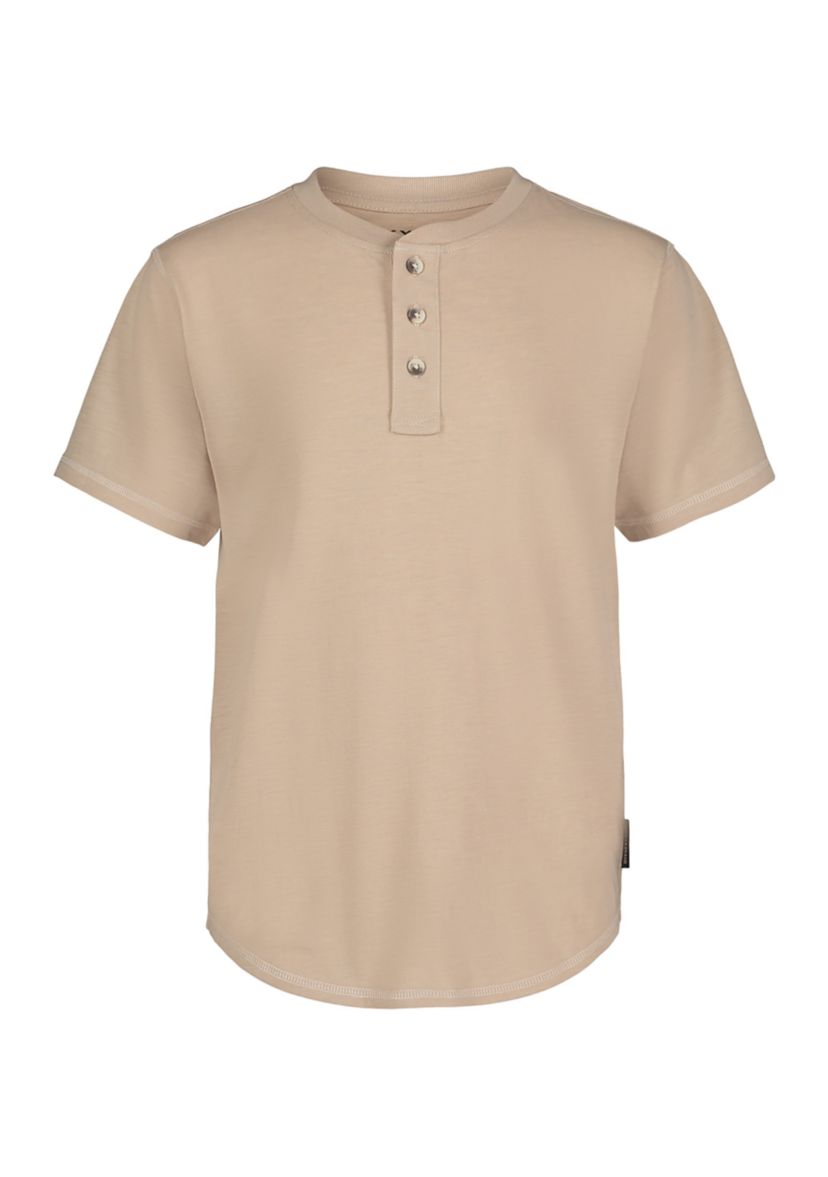 Boys 8-20 Short Sleeve Henley T-Shirt