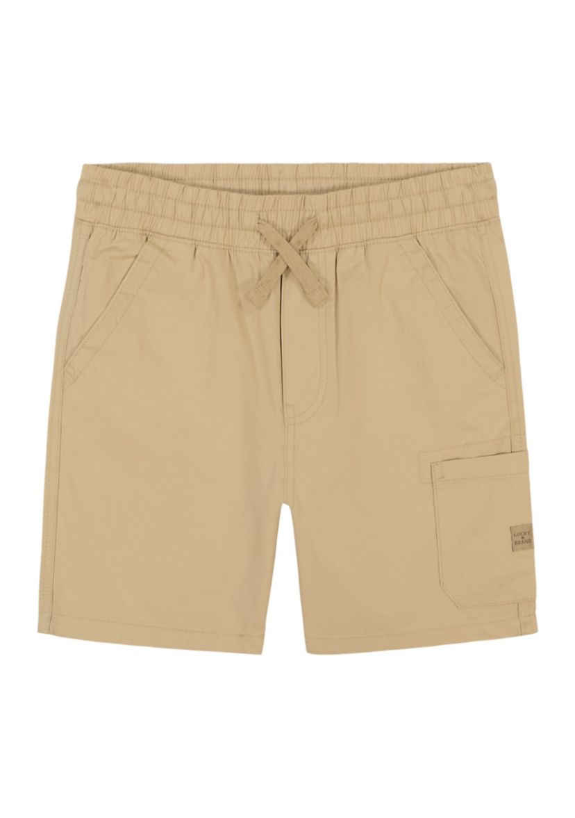 Boys 8-20 Solid Cargo Shorts