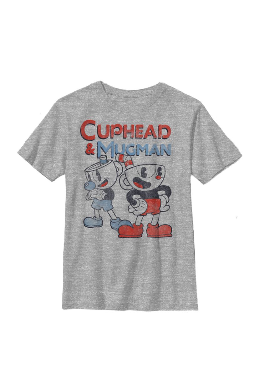 And Mugman Dynamic Duo Vintage Crew Graphic T-Shirt