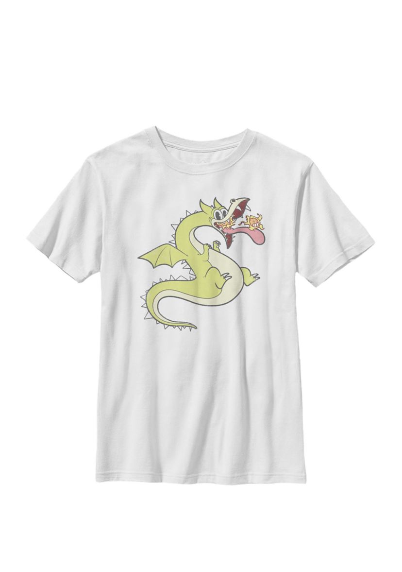  Grim Matchstick & Living Fireball Crew Graphic T-Shirt