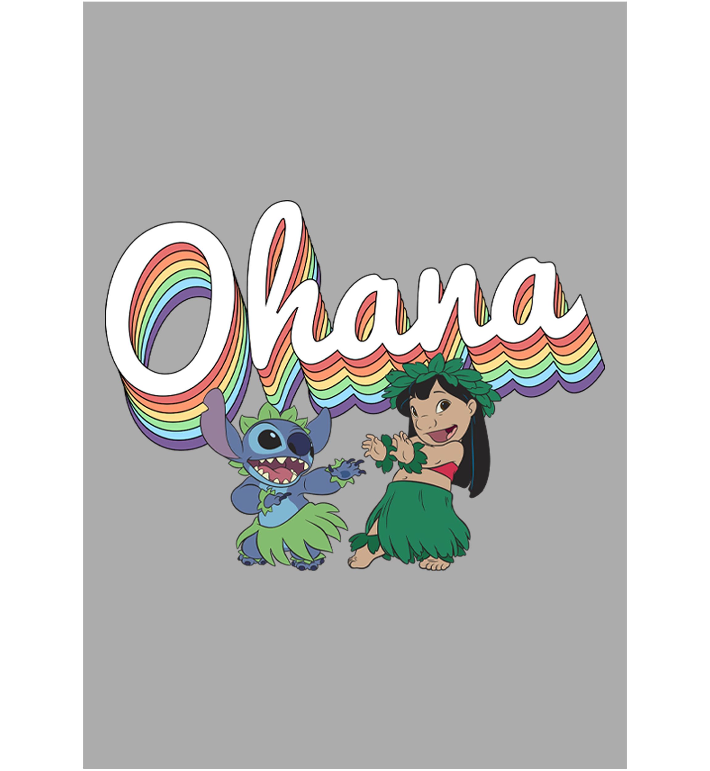 Rainbow Ohana Graphic Top