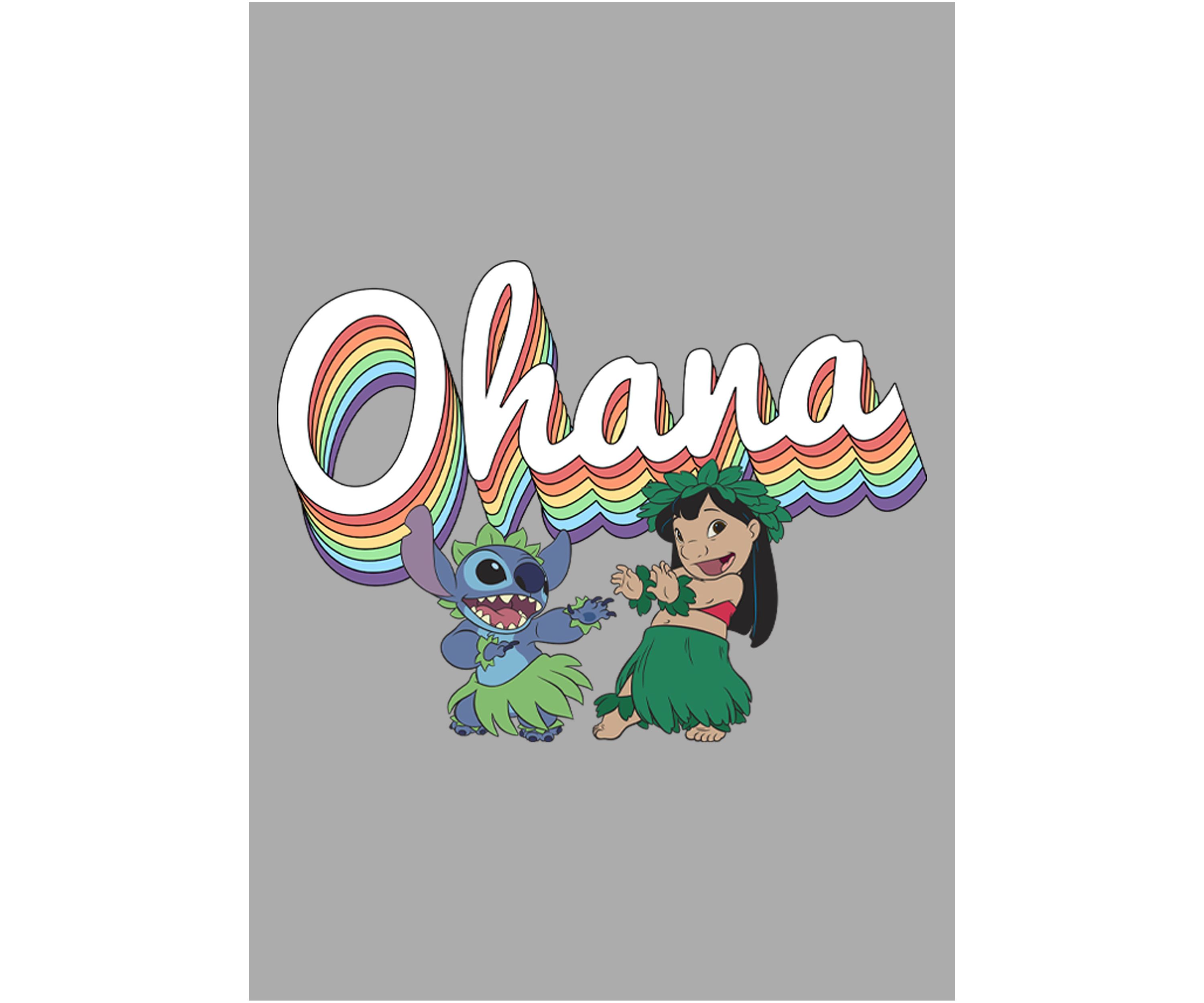Rainbow Ohana Graphic Top