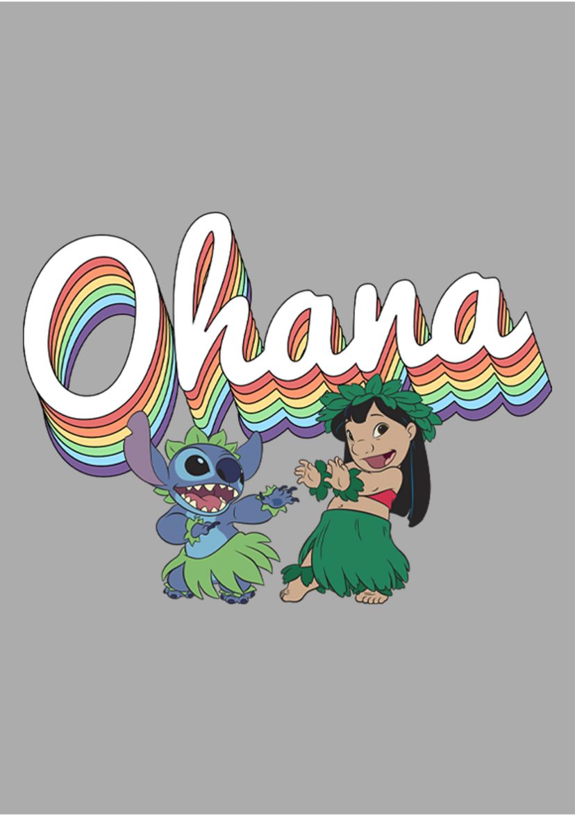 Rainbow Ohana Graphic Top