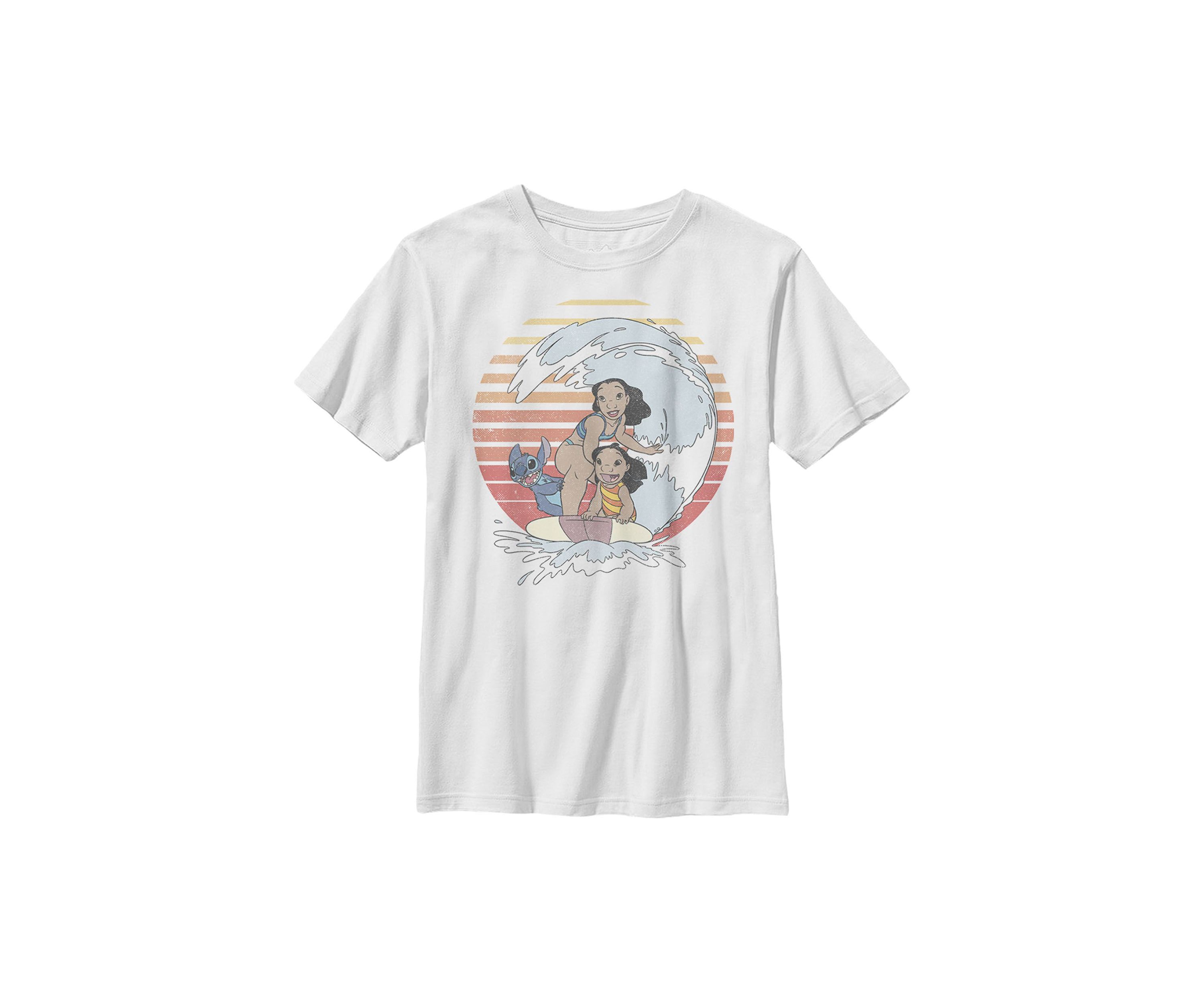 Retro Rainbow Graphic Top
