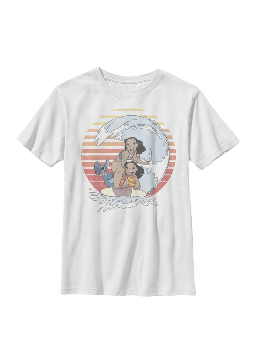 Retro Rainbow Graphic Top