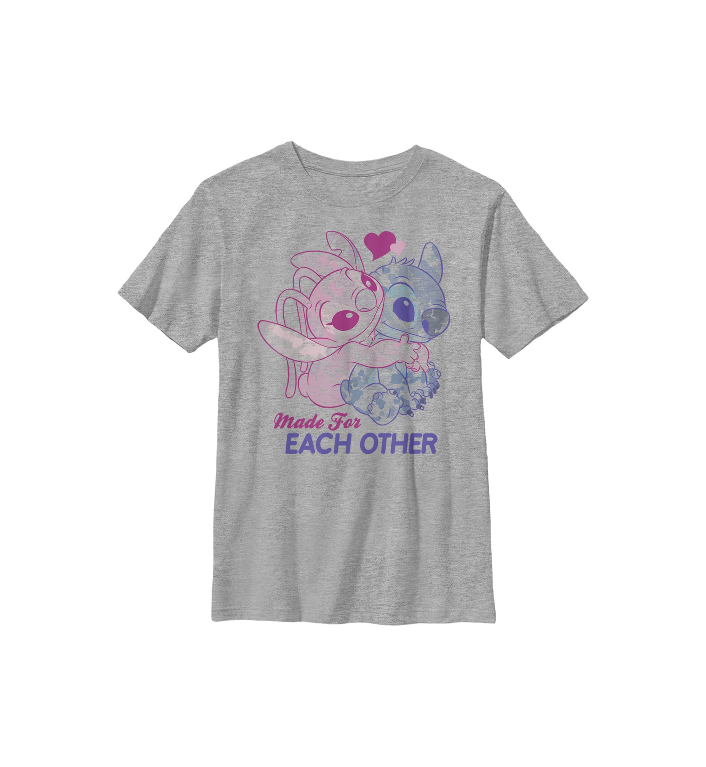 Boys 4-7  Stitch Angel Together Graphic T-Shirt