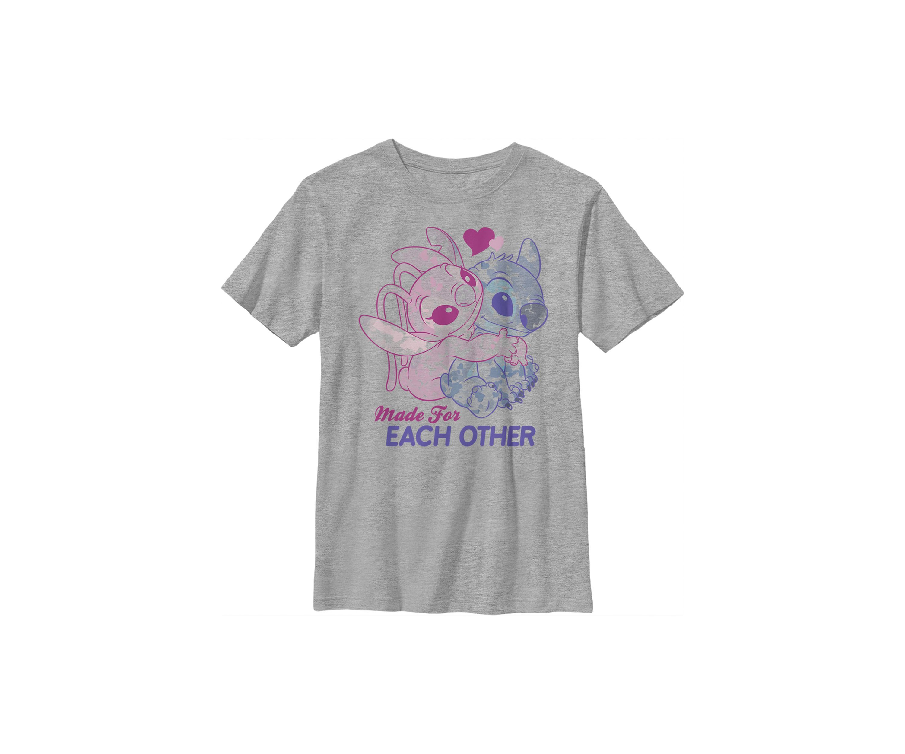 Boys 4-7  Stitch Angel Together Graphic T-Shirt