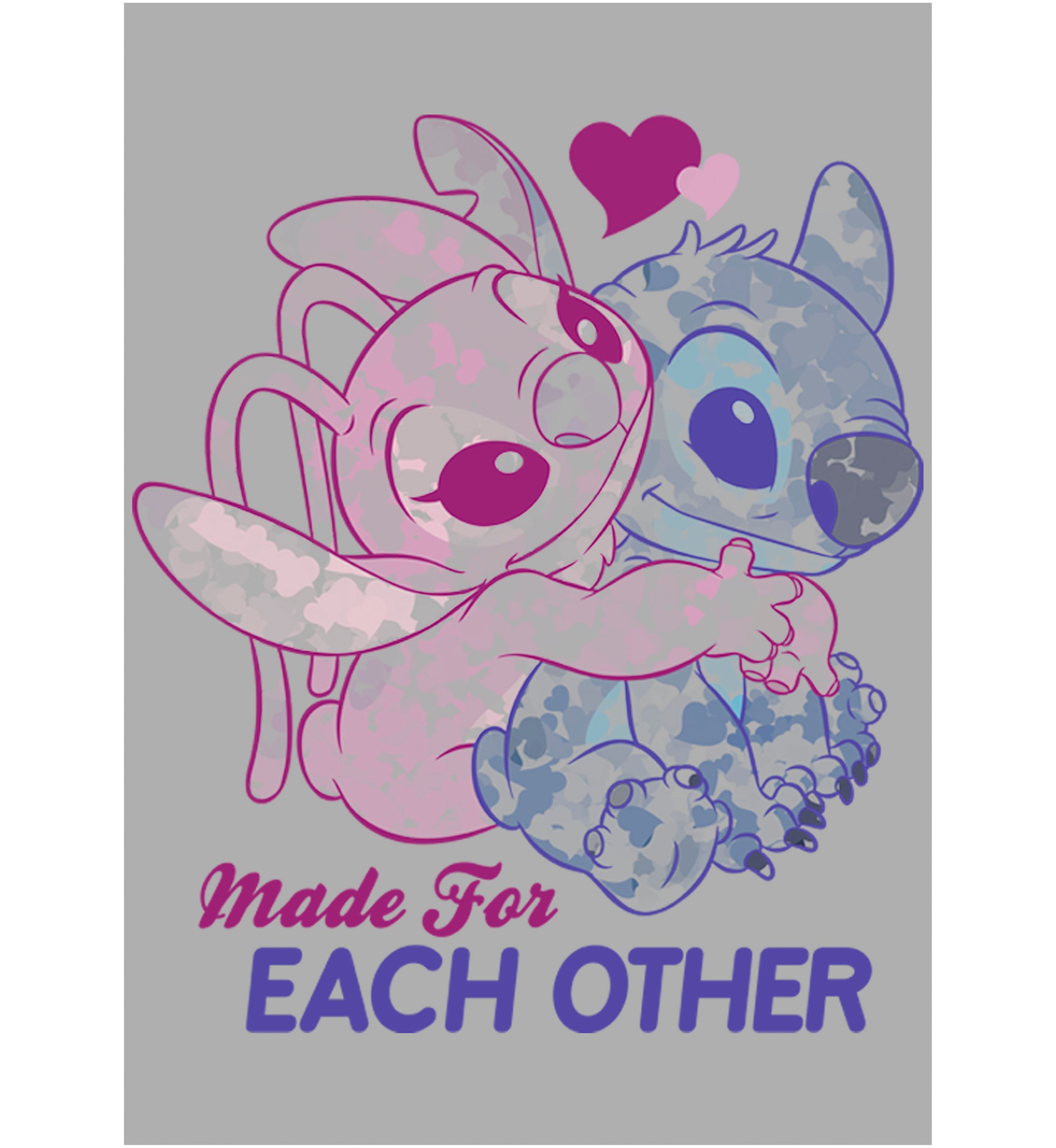 Boys 4-7  Stitch Angel Together Graphic T-Shirt
