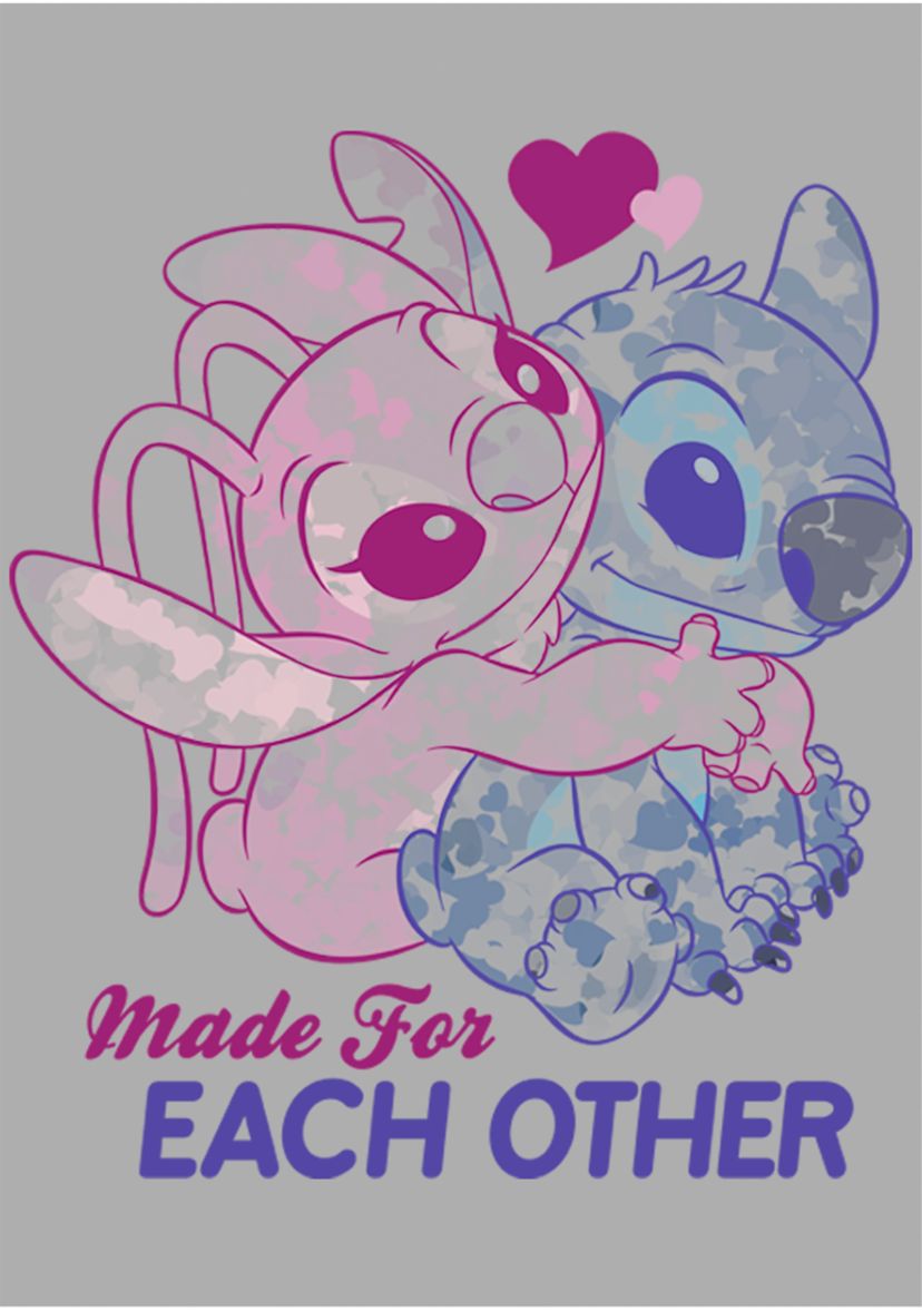 Boys 4-7  Stitch Angel Together Graphic T-Shirt