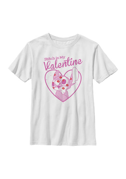 Disney® Boys 4-7 Stitch Valentine Graphic T-Shirt