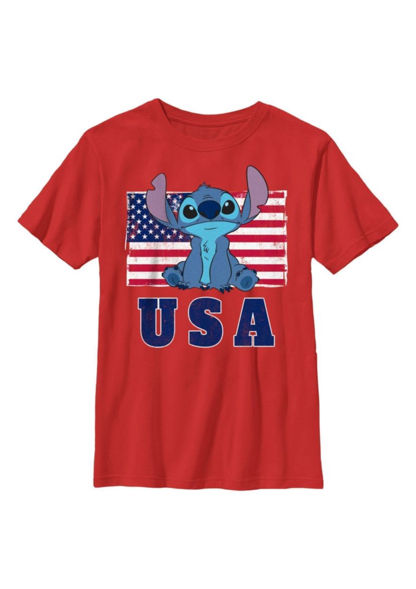 Merica Stitch Graphic T-Shirt