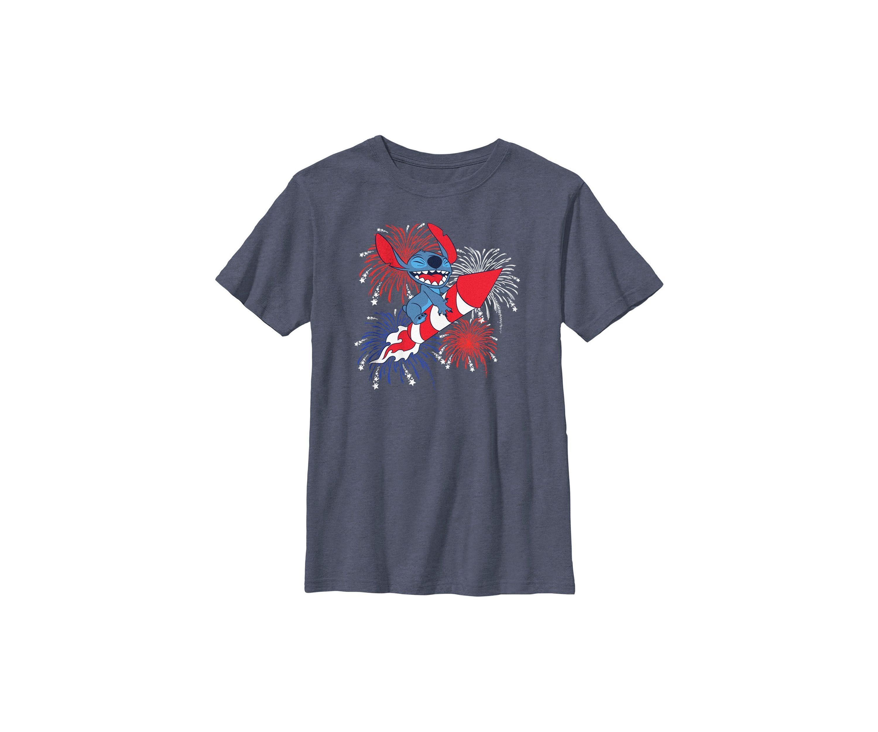 Stitch Fireworks Graphic T-Shirt