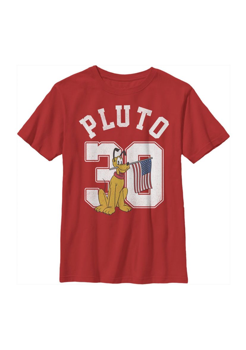 Pluto Collegiate Graphic T-Shirt