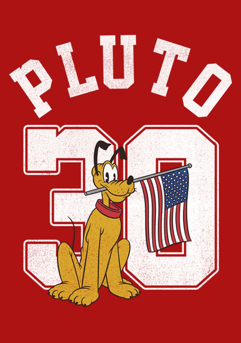 Pluto Collegiate Graphic T-Shirt