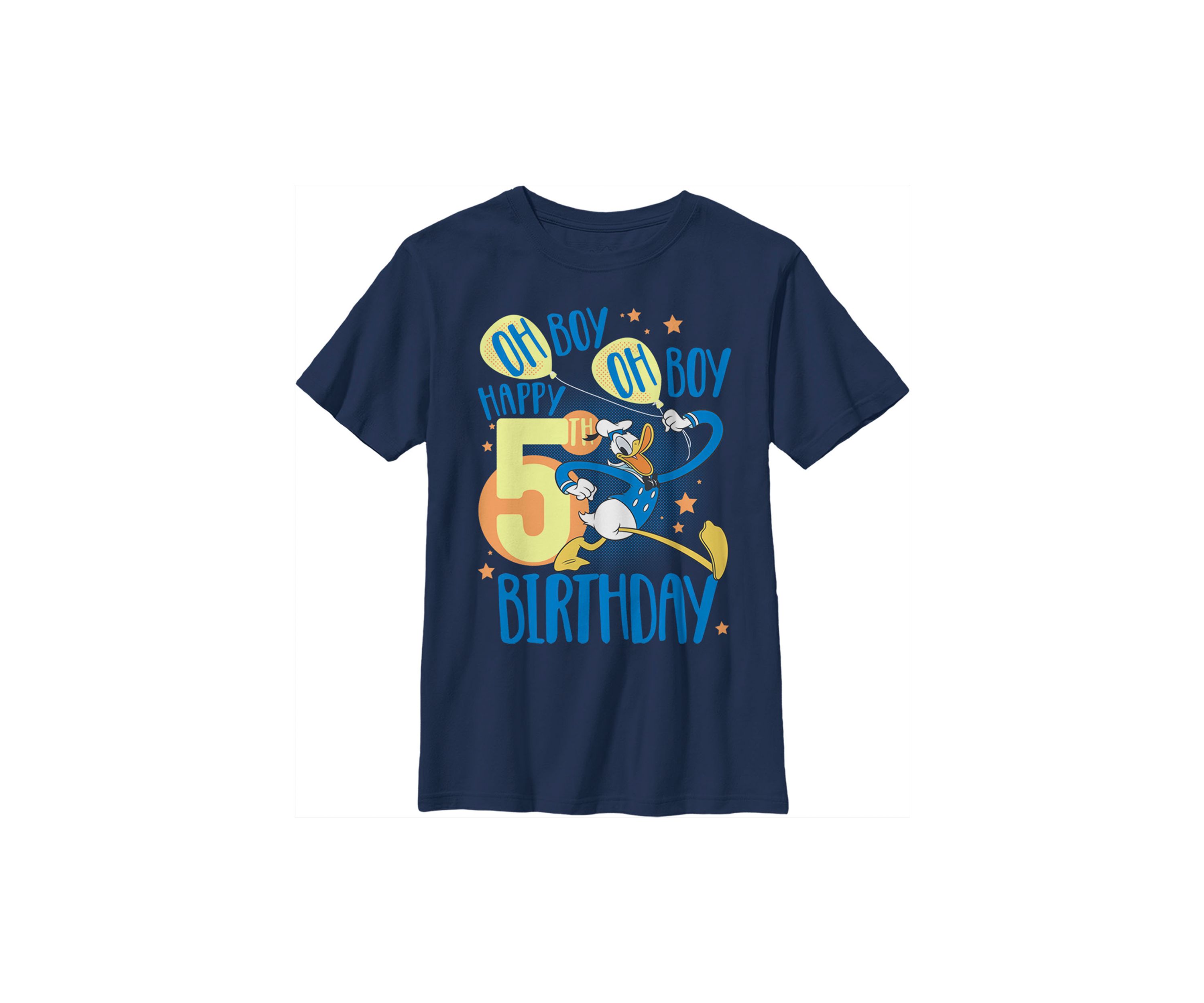 Boys 4-7 Donalds 5th Bday Graphic T-Shirt