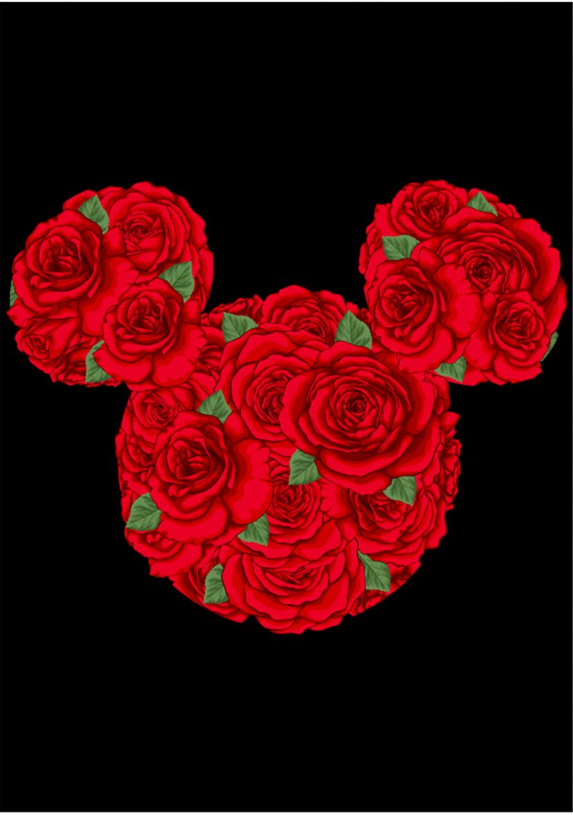 Boys 4-7 Mickey Mouse Roses Graphic T-Shirt