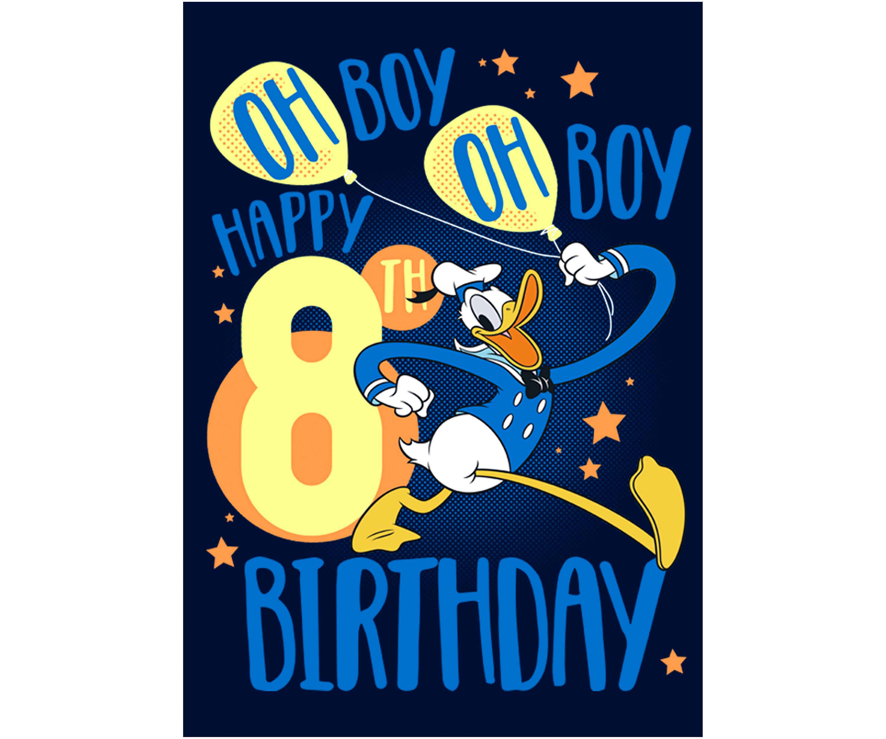 Boys 4-7 Donalds 8th Bday Graphic T-Shirt