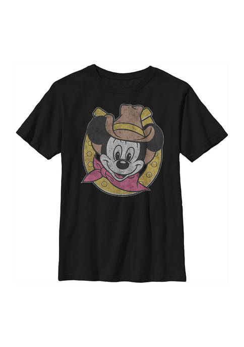 Disney® Mickey Boys 4-7 Cowboy Mickey Graphic T-Shirt