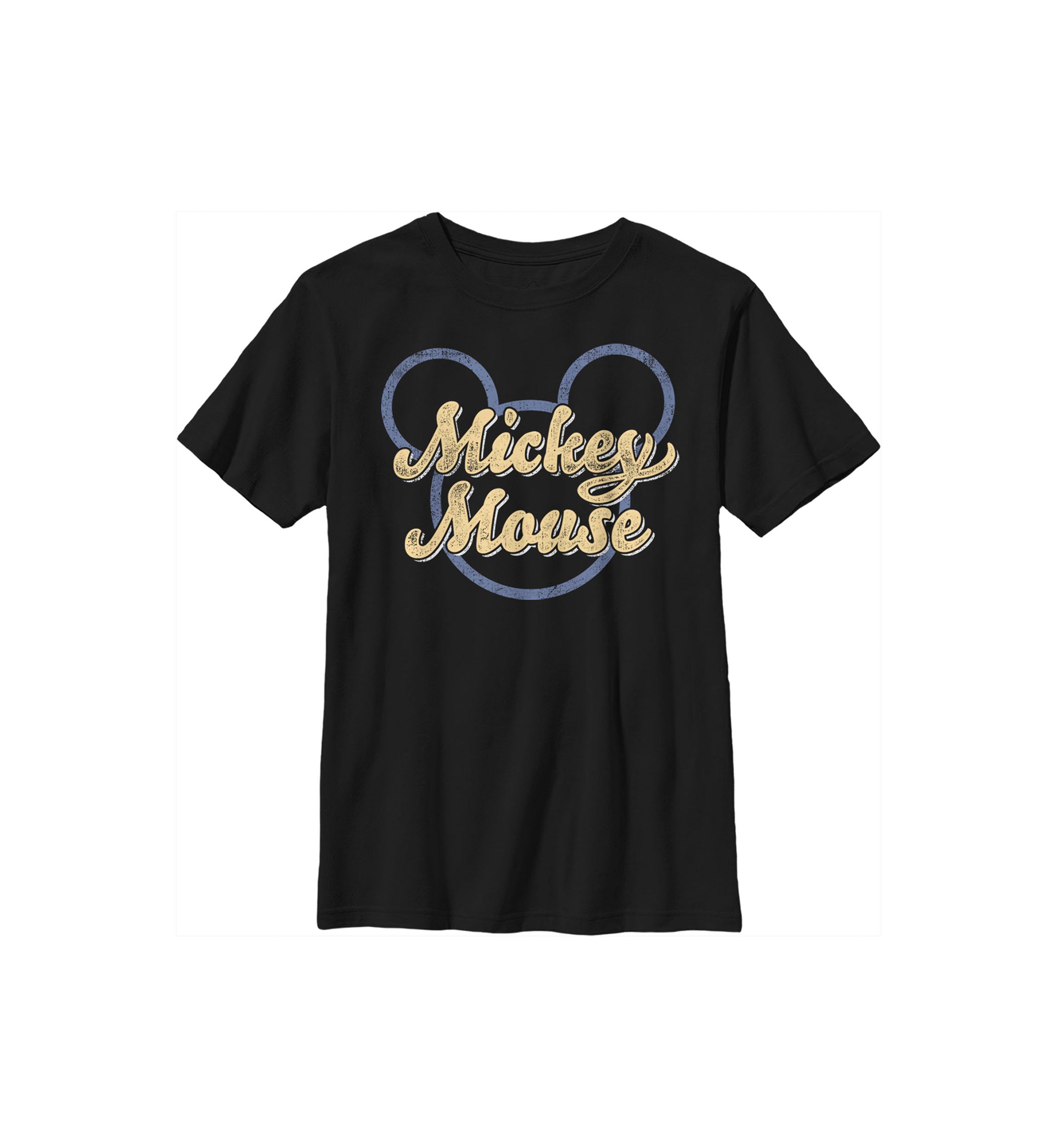 Boys 4-7 Mickey Script Graphic T-Shirt