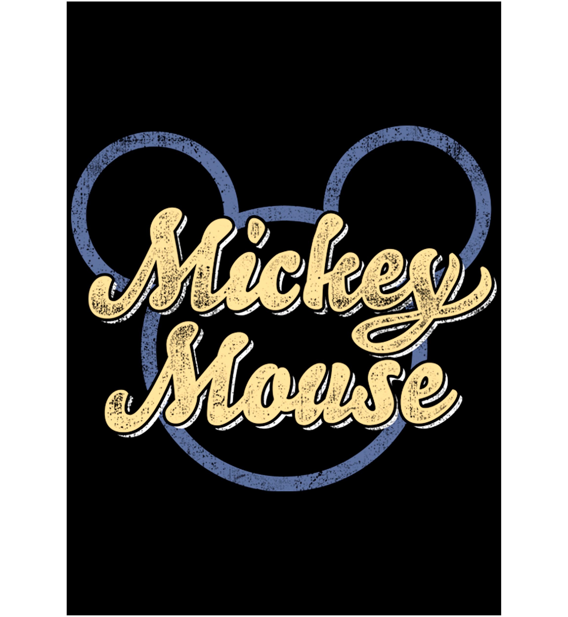 Boys 4-7 Mickey Script Graphic T-Shirt