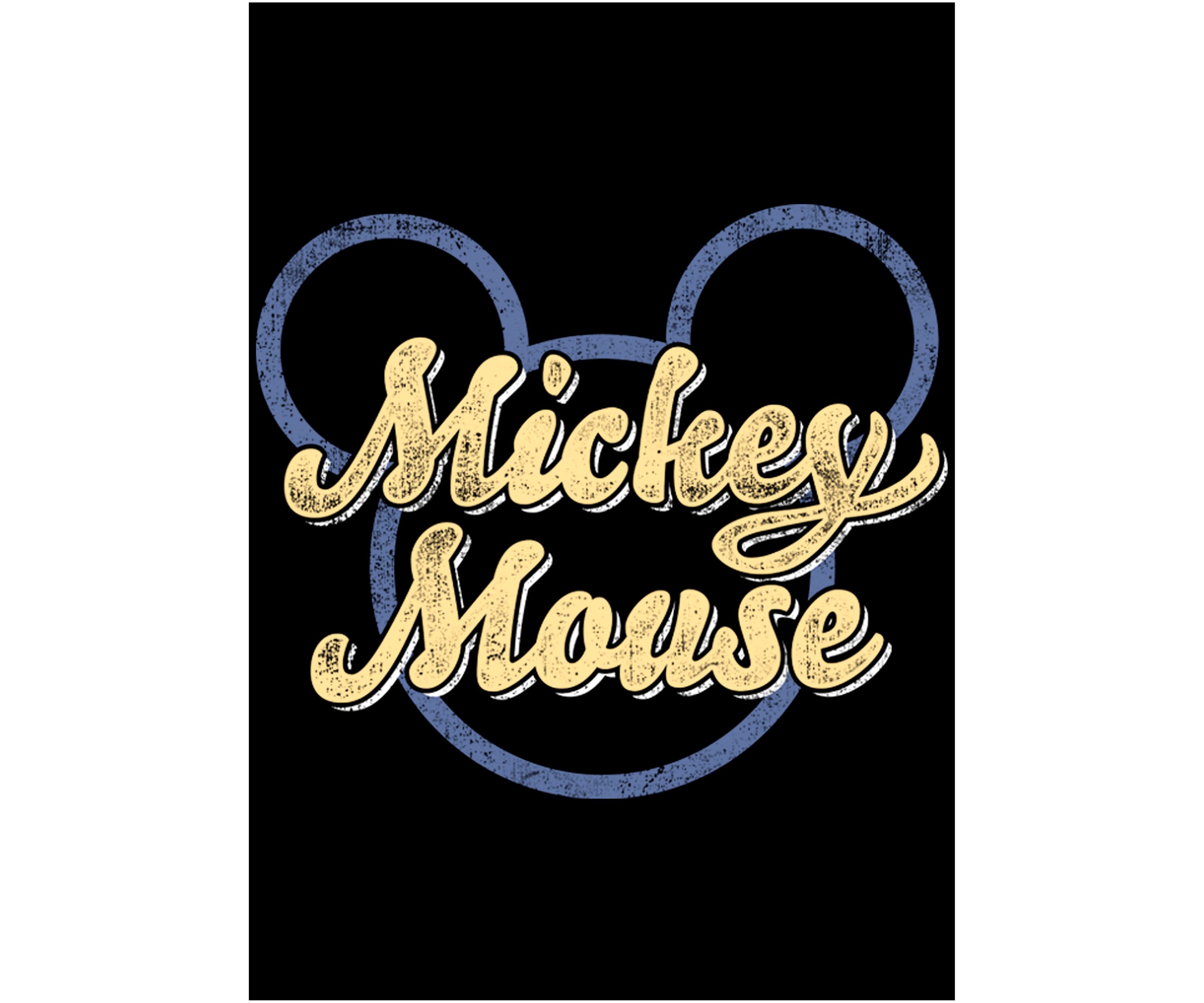 Boys 4-7 Mickey Script Graphic T-Shirt