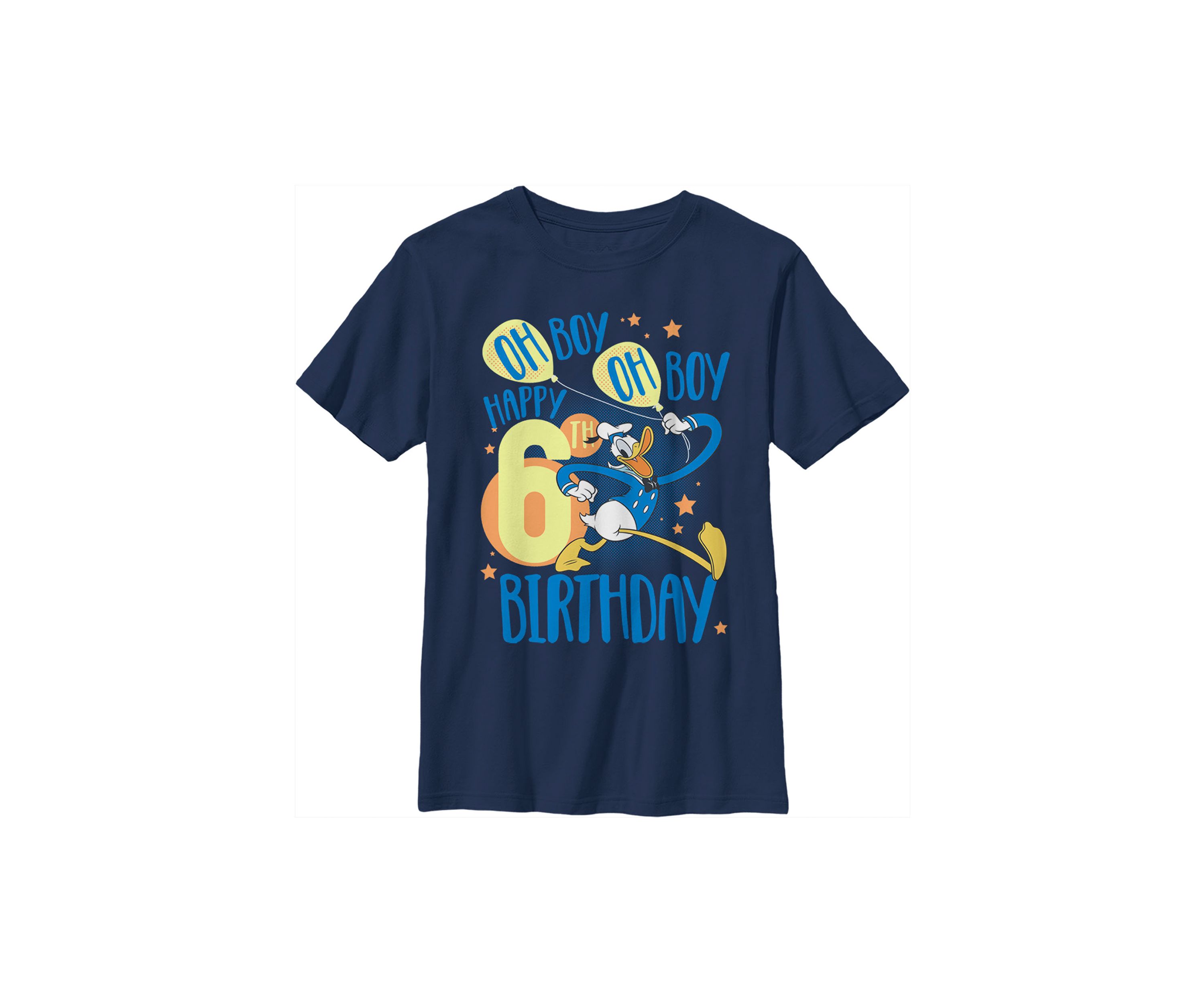 Boys 4-7 Donalds 6th Bday Graphic T-Shirt