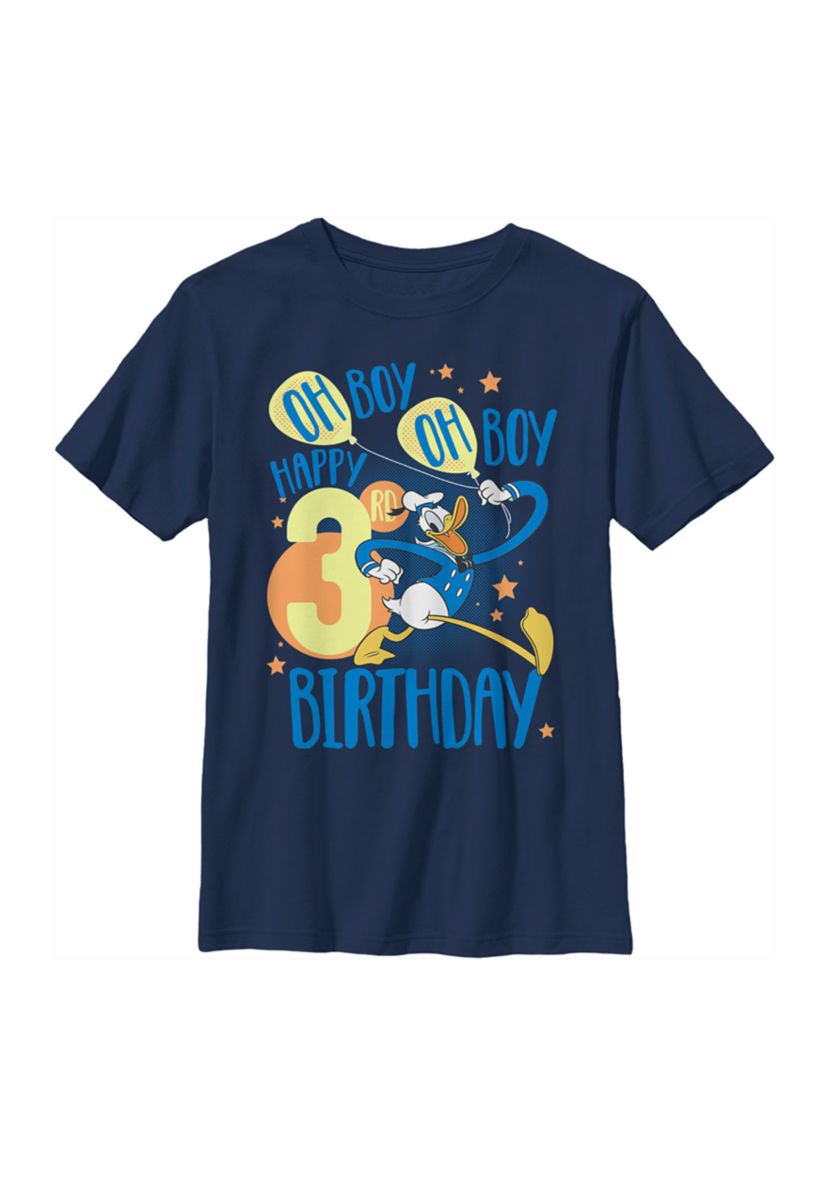 Boys 4-7 Donalds 3rd Bday Graphic T-Shirt